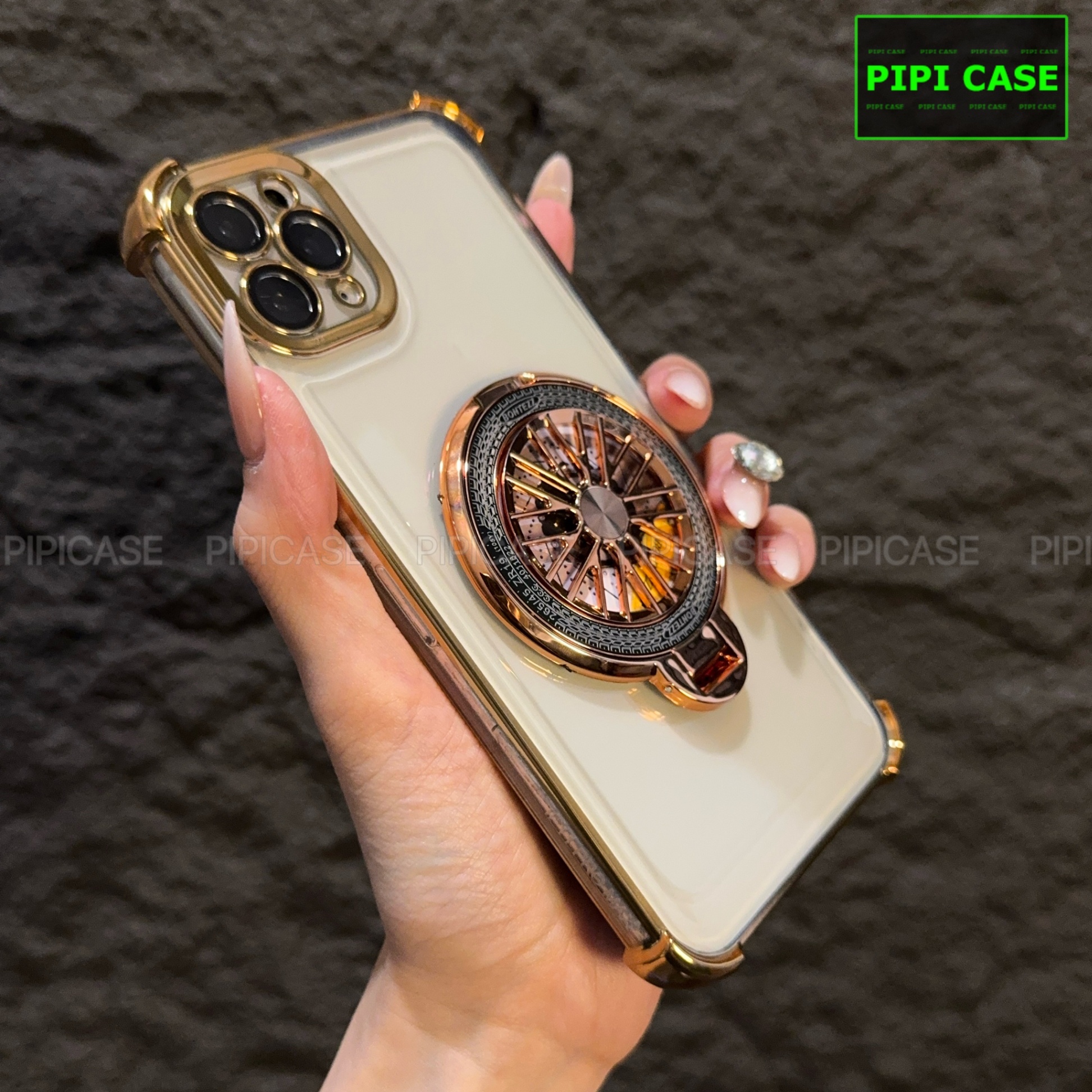 Ốp Lưng iPhone 11 Pro Max - AB - Vàng