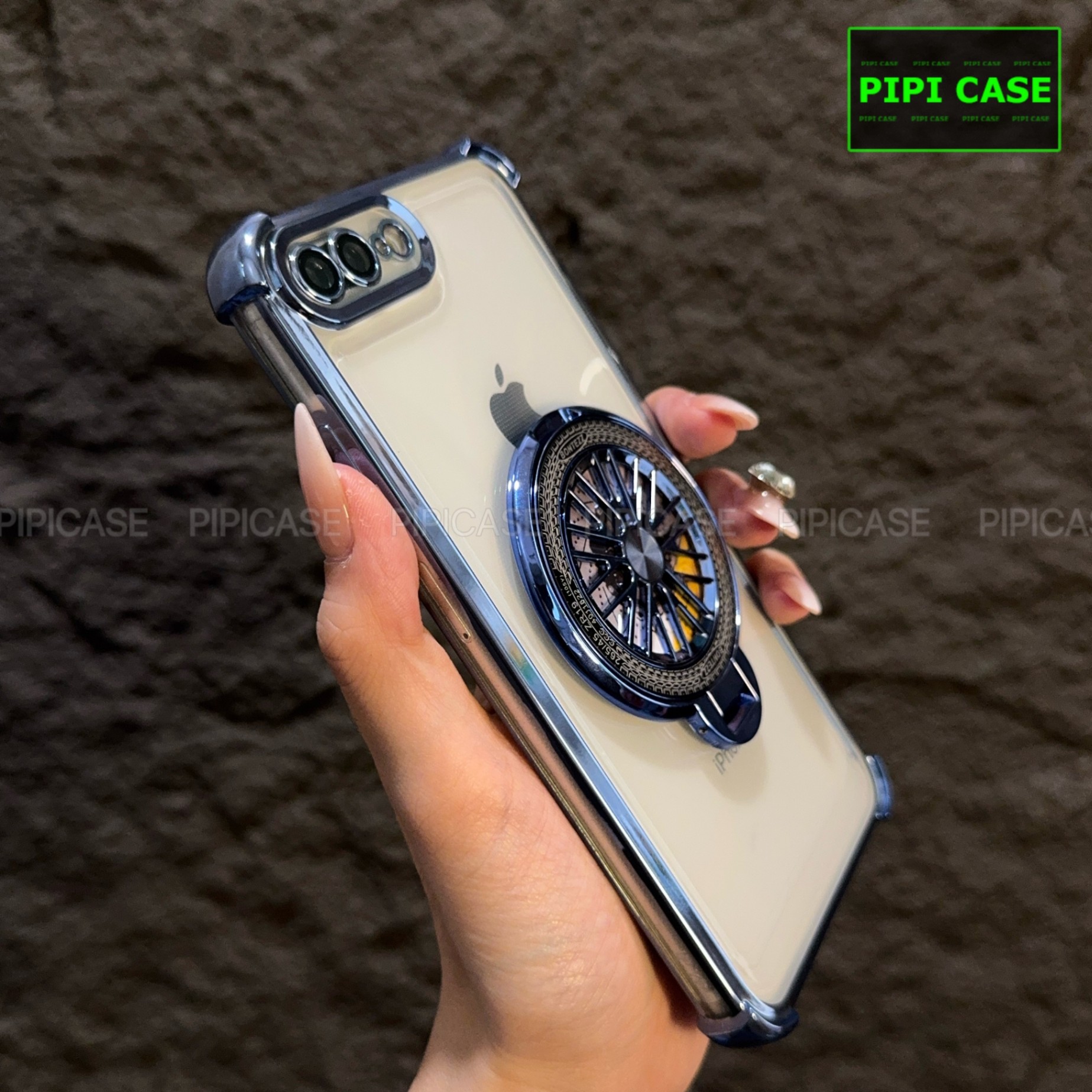 Ốp Lưng iPhone 7 Plus / 8 Plus - AB - Xanh Nhạt