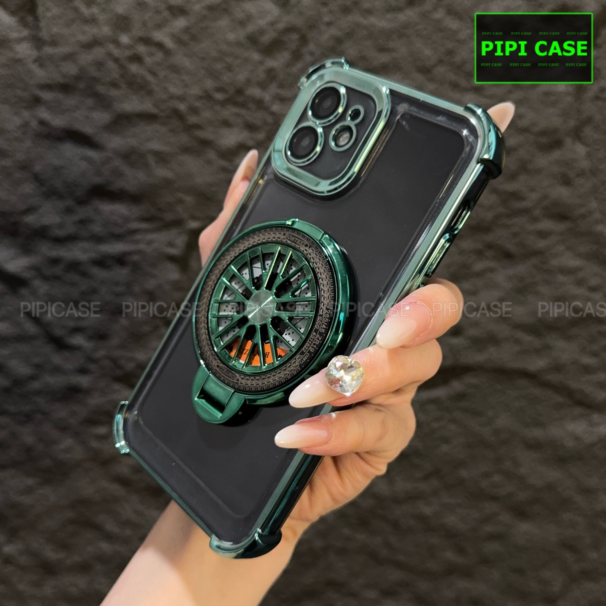 Ốp Lưng iPhone 11 - AB - Xanh Lá