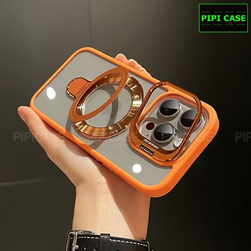 Ốp Lưng iPhone 15 Pro Max - Super Gone - Cam