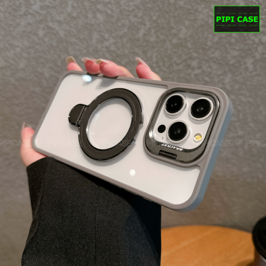 Ốp Lưng iPhone 15 Pro Max - Super Gone - Xám