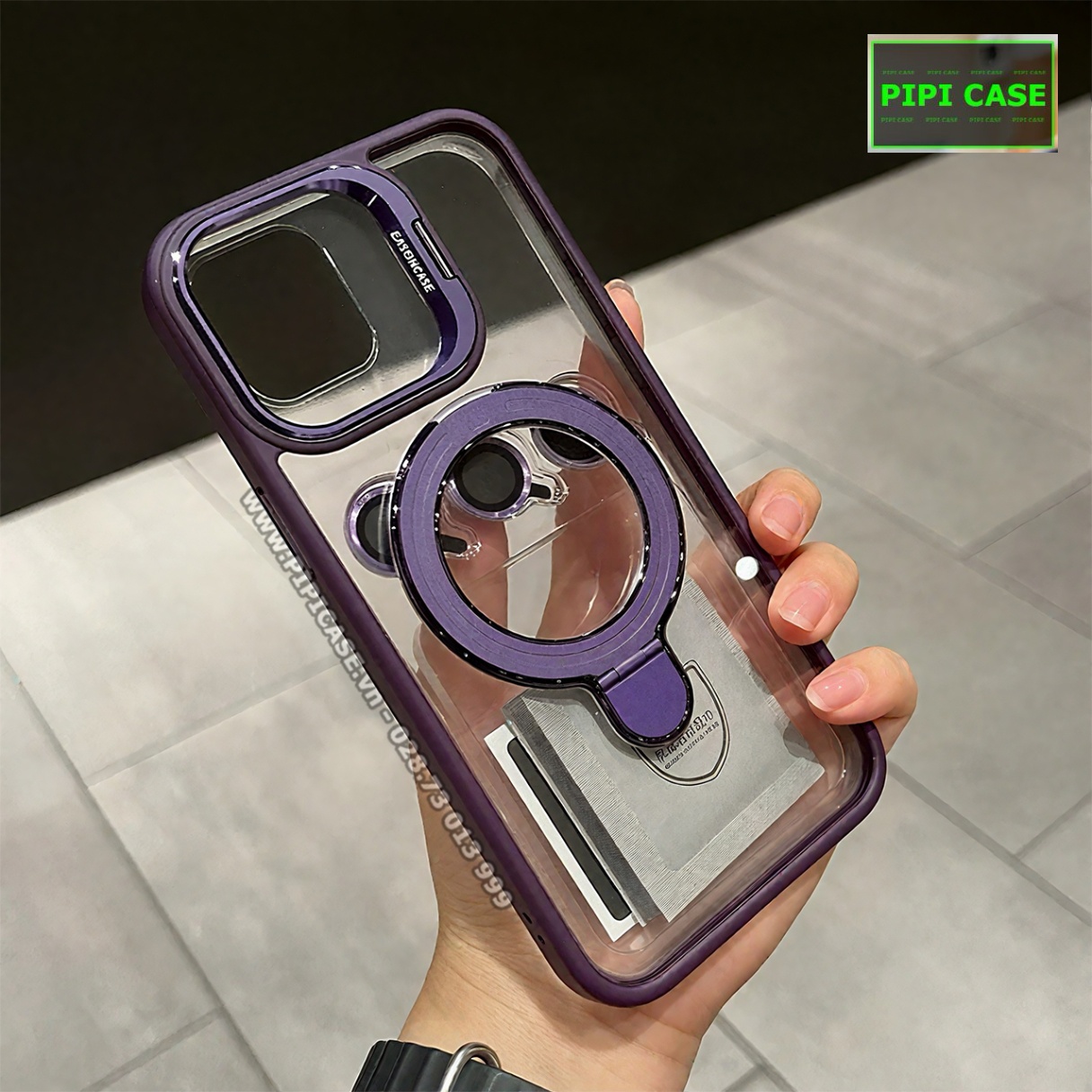 Ốp Lưng iPhone 15 Pro Max - Super Gone - Tím