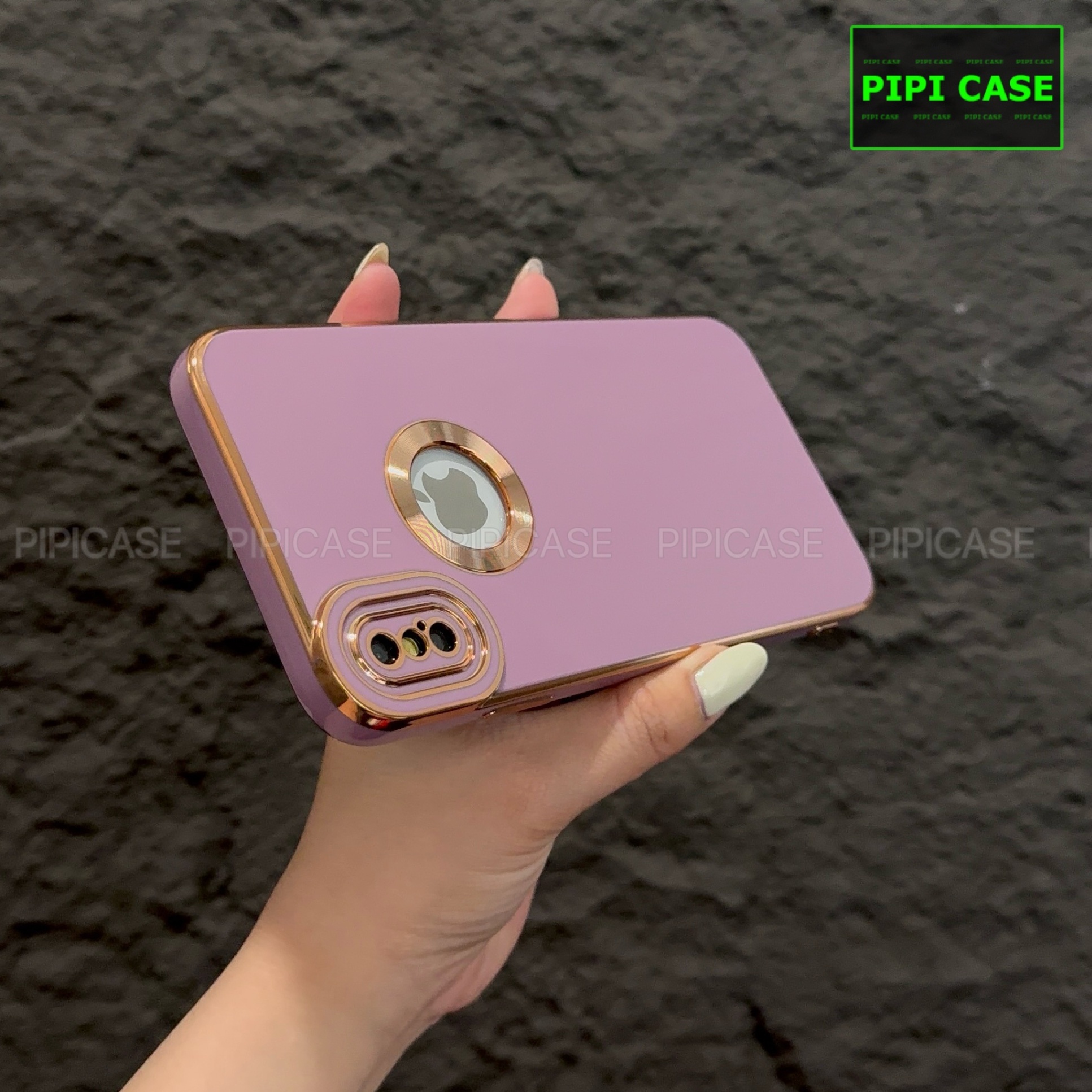 Ốp Lưng iPhone XS Max - Pandora - Tím 2
