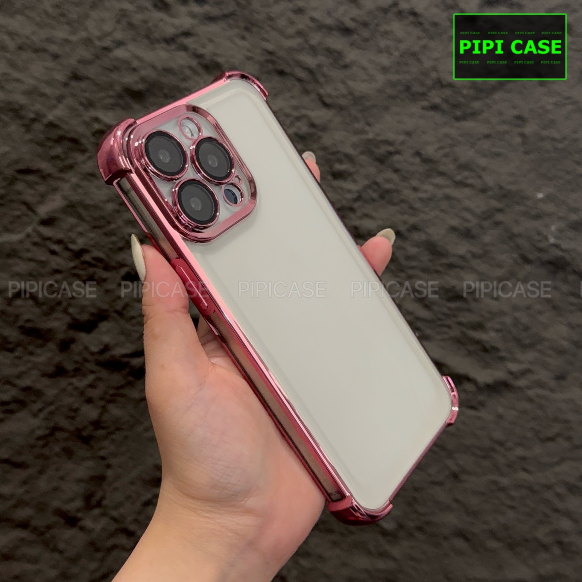 Ốp Lưng iPhone 15 Pro Max - Gu - Hồng