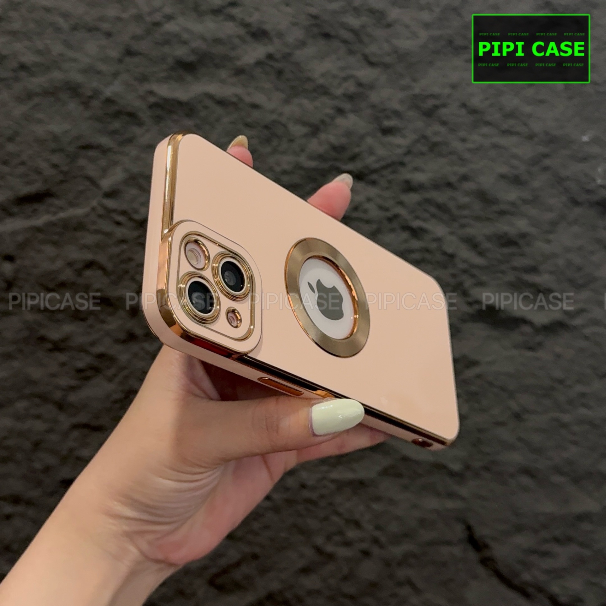 Ốp Lưng iPhone 13 - Pandora - Vàng Hồng 2