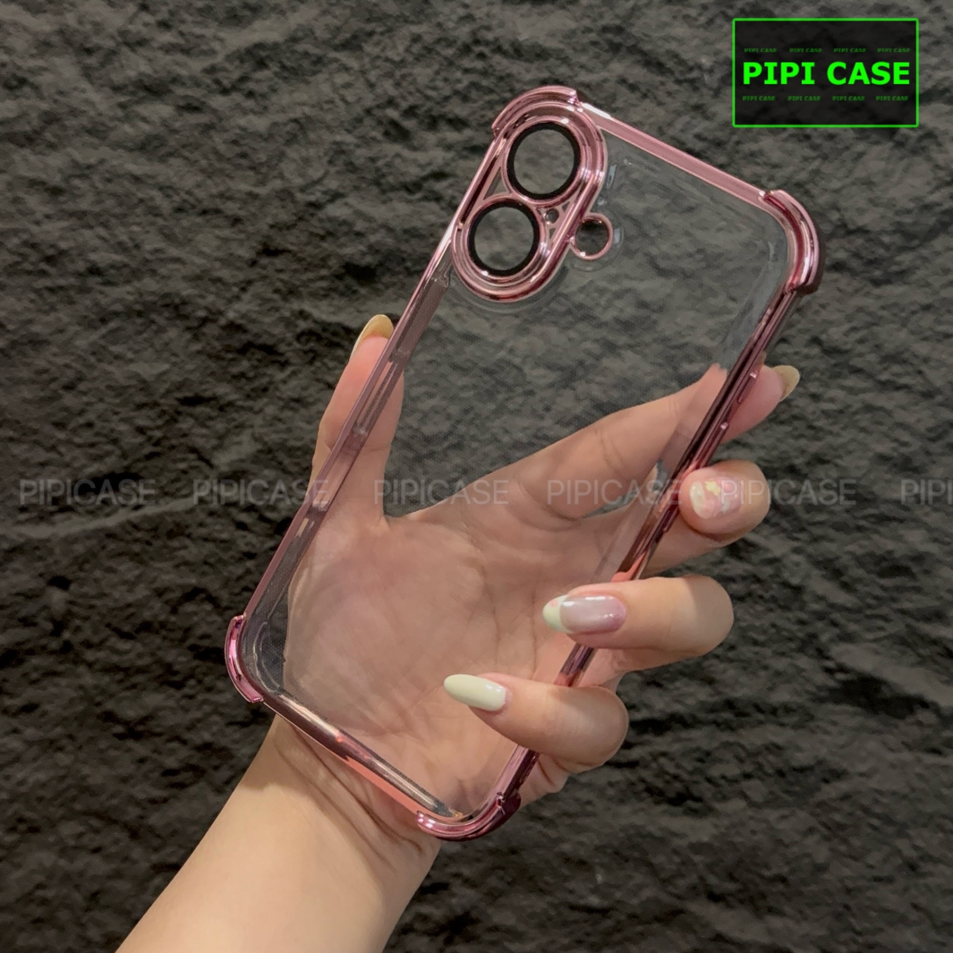 Ốp Lưng iPhone 16 - Gu - Hồng