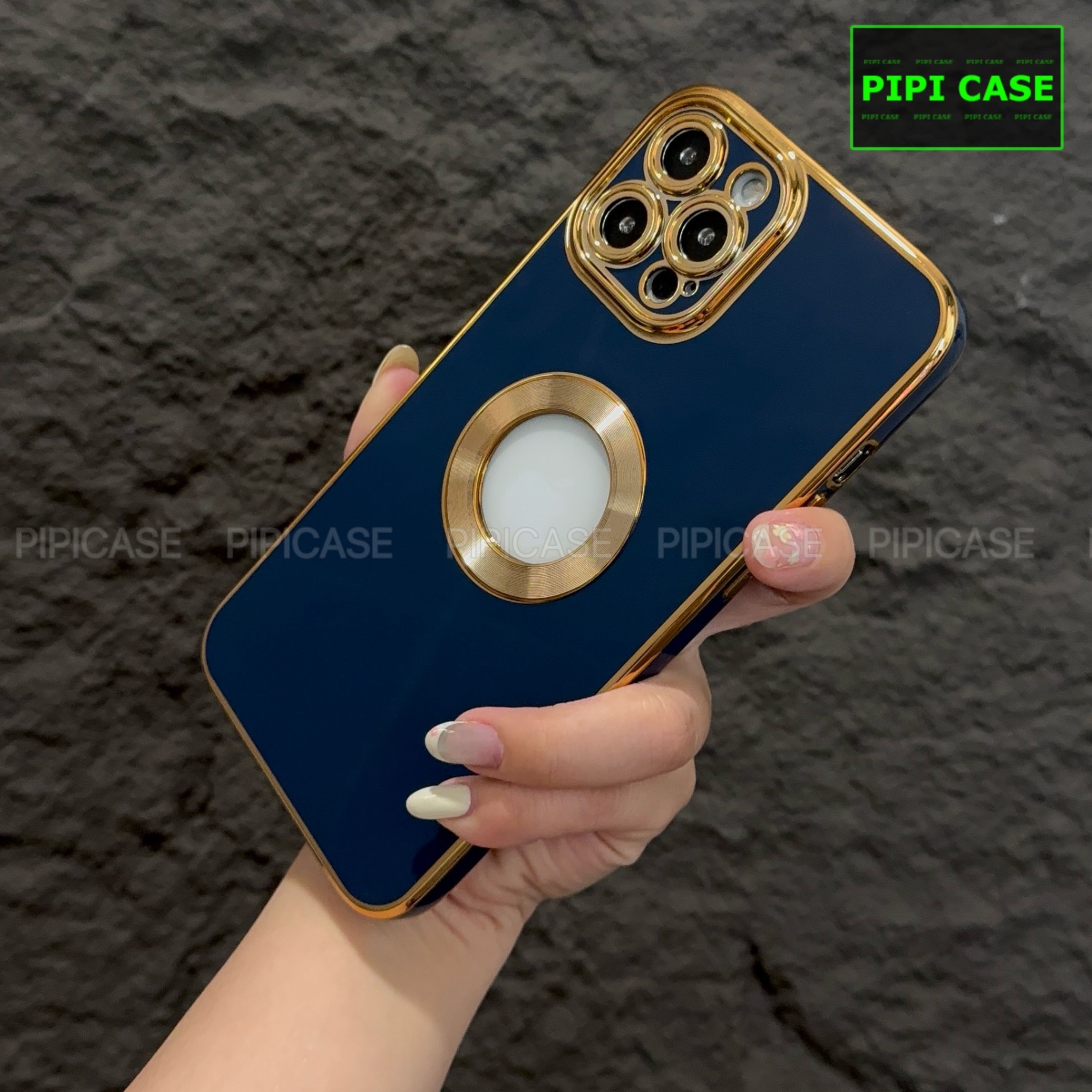 Ốp Lưng iPhone 12 Pro Max - Pandora - Xanh Dương