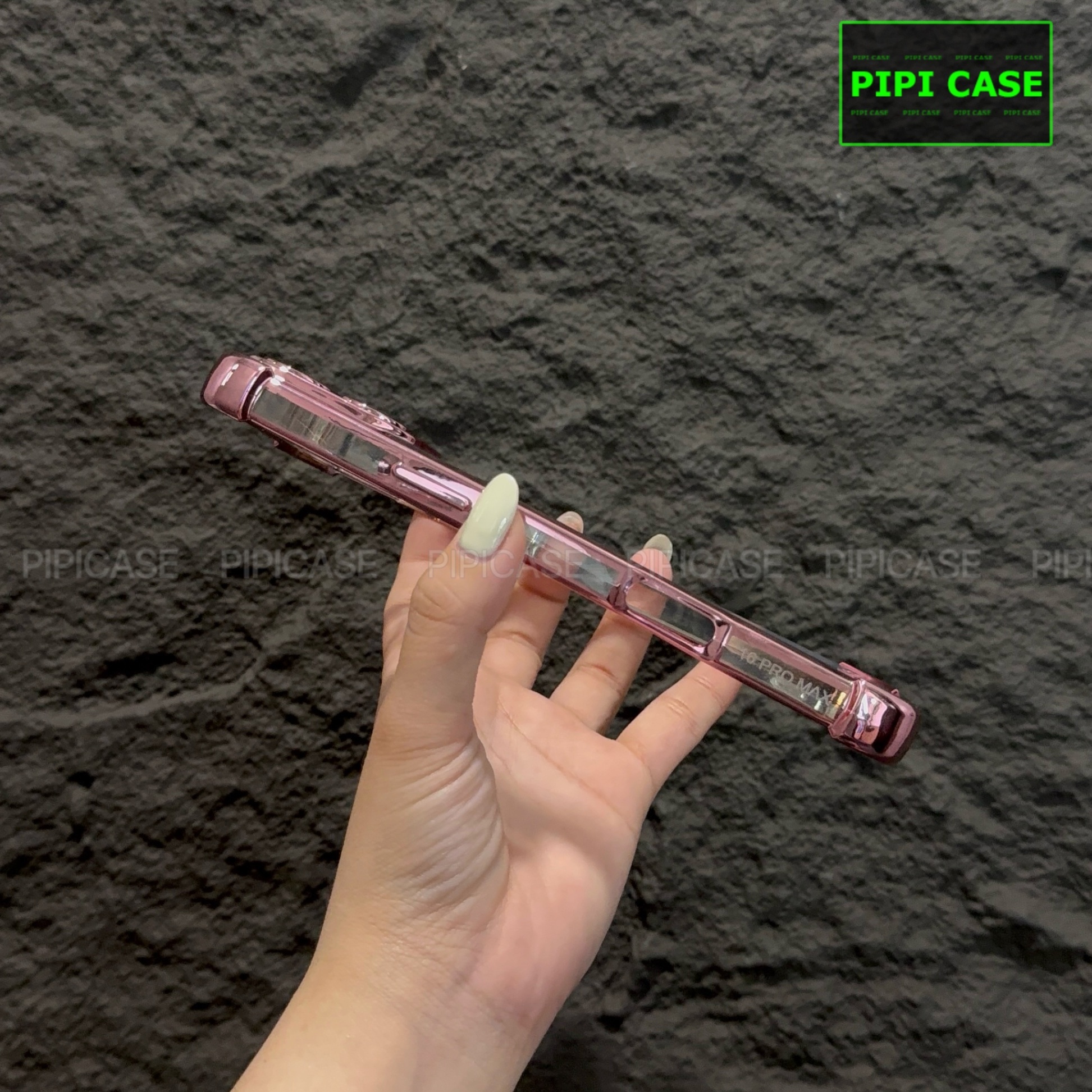 Ốp Lưng iPhone 16 Pro Max - Gu - Hồng