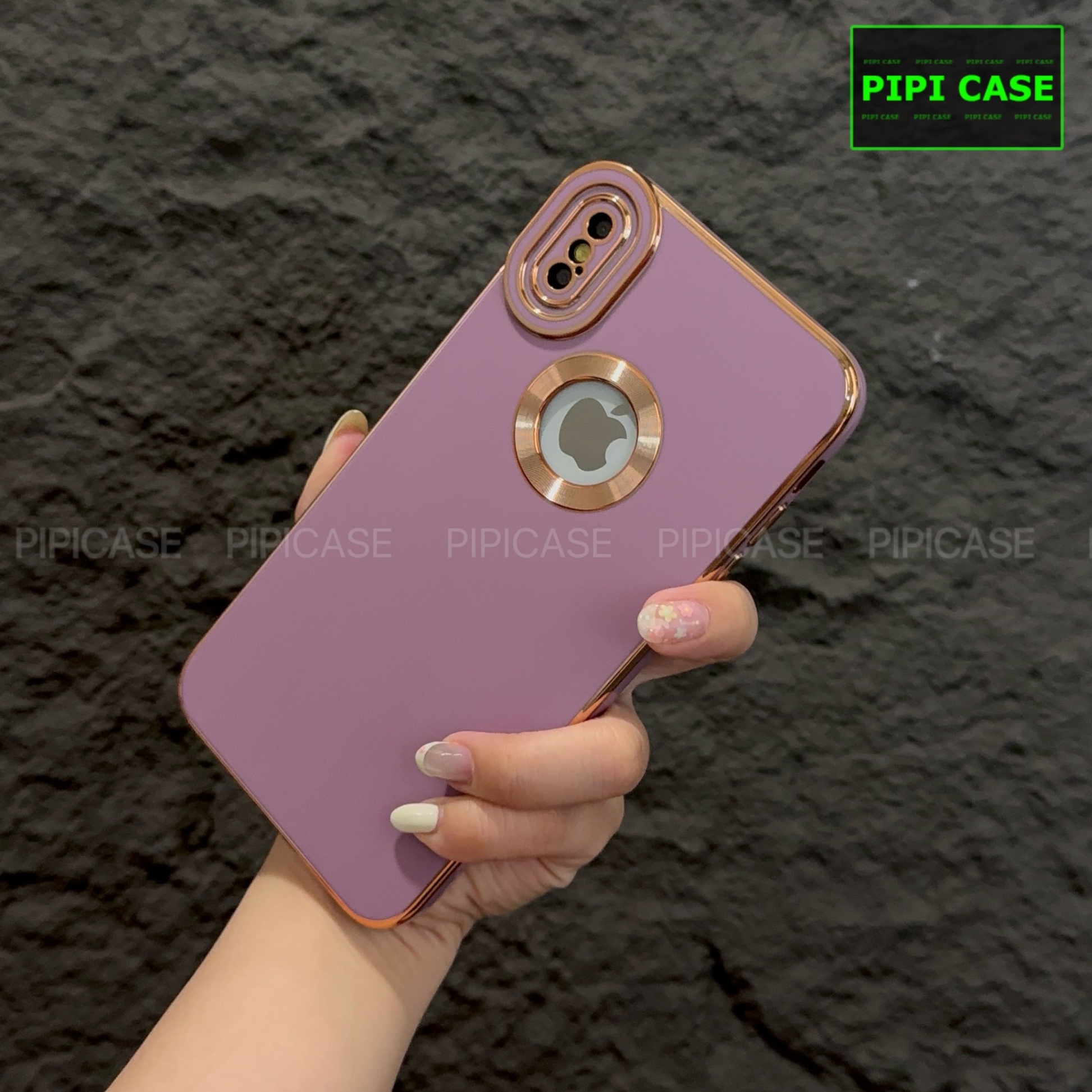 Ốp Lưng iPhone XS Max - Pandora - Tím 2