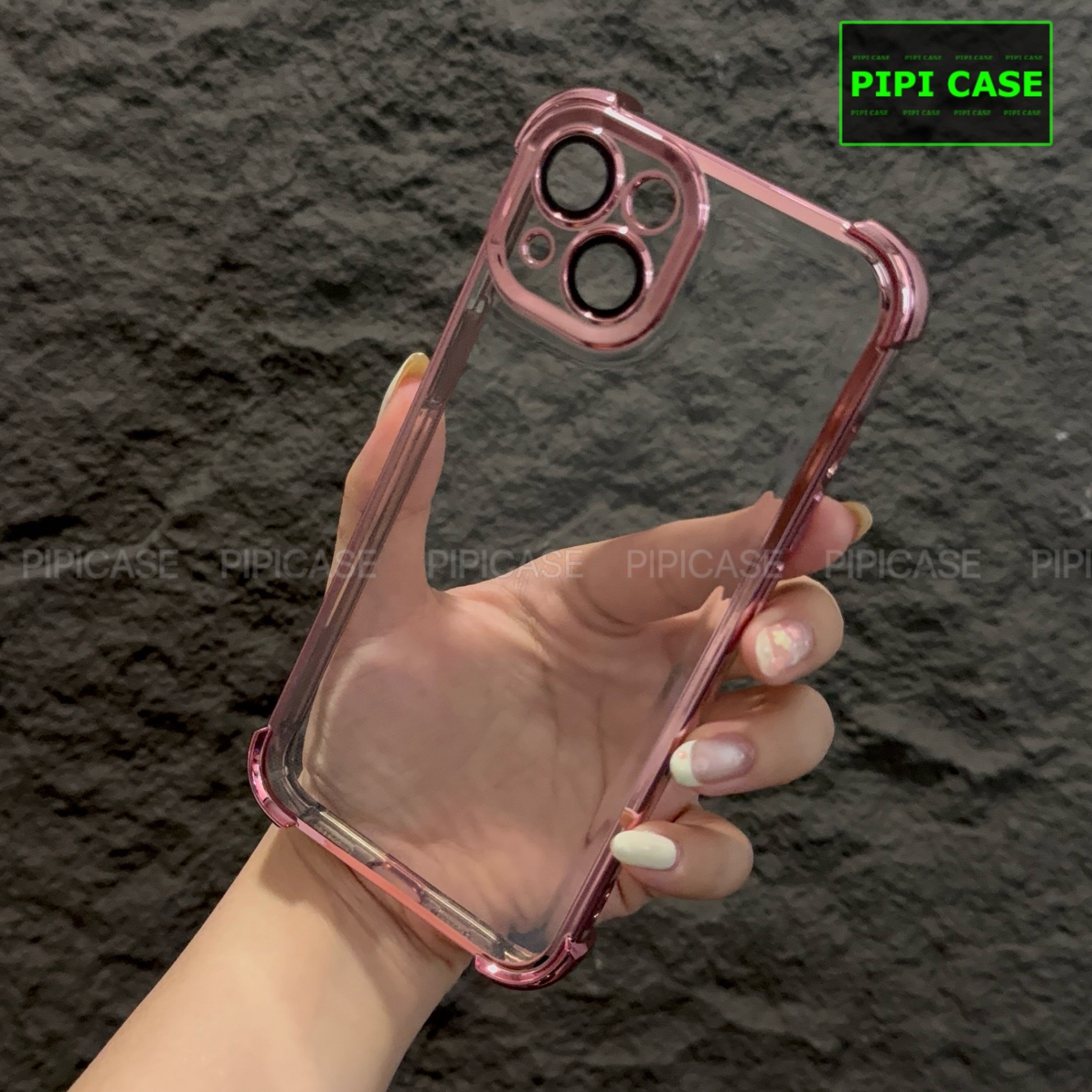 Ốp Lưng iPhone 15 - Gu - Hồng