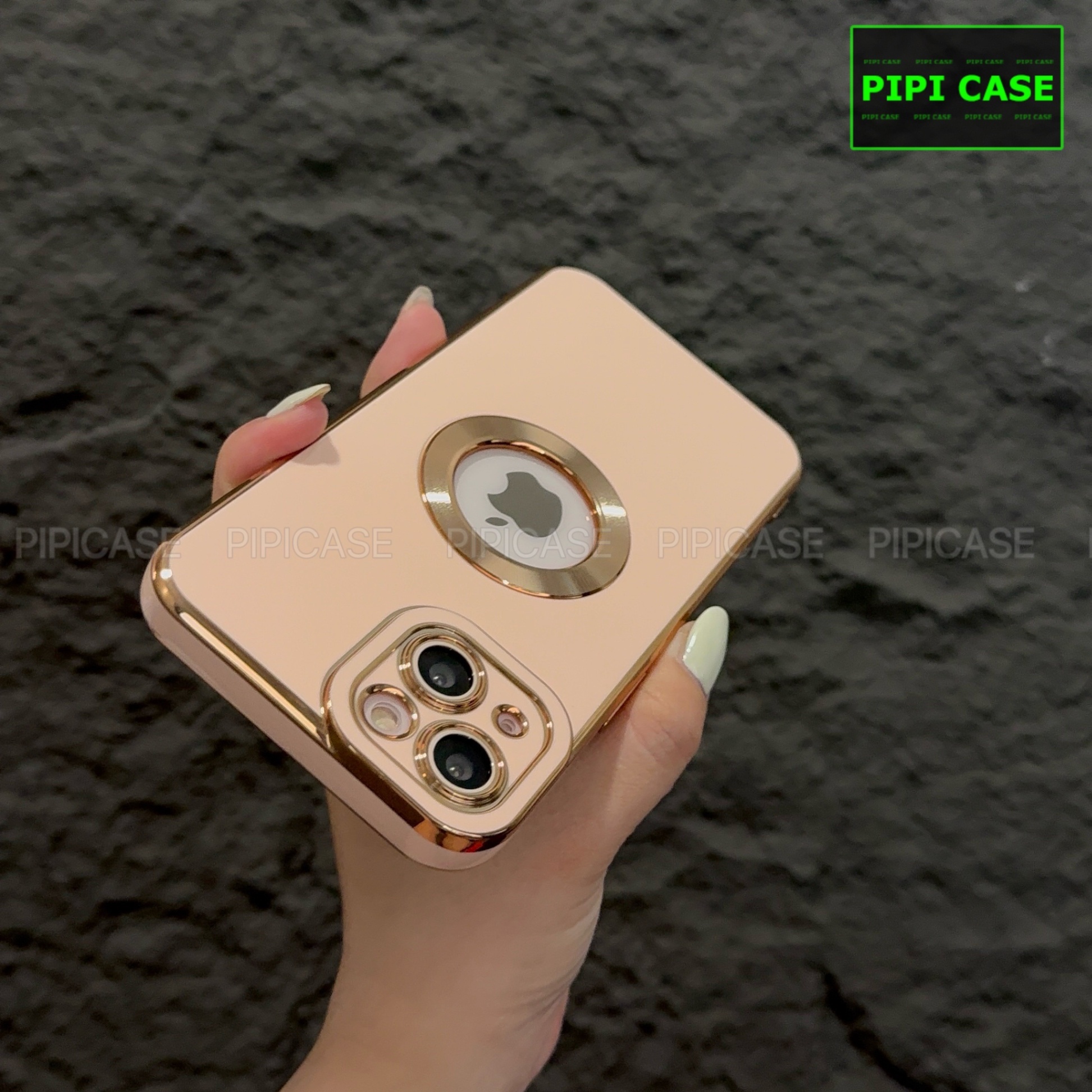 Ốp Lưng iPhone 13 - Pandora - Vàng Hồng 2