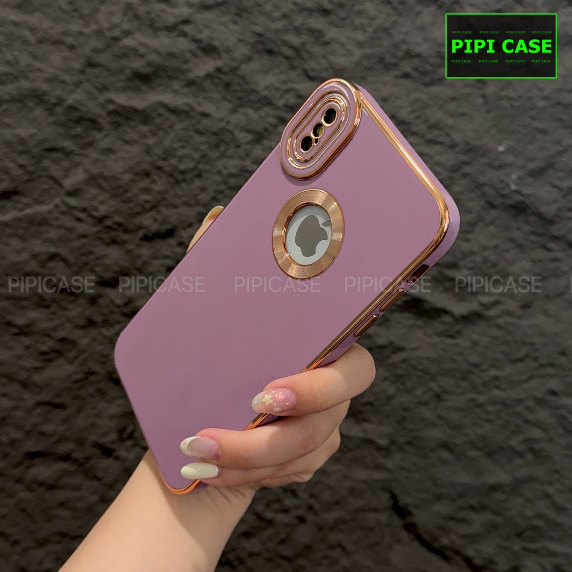 Ốp Lưng iPhone XS Max - Pandora - Tím 2