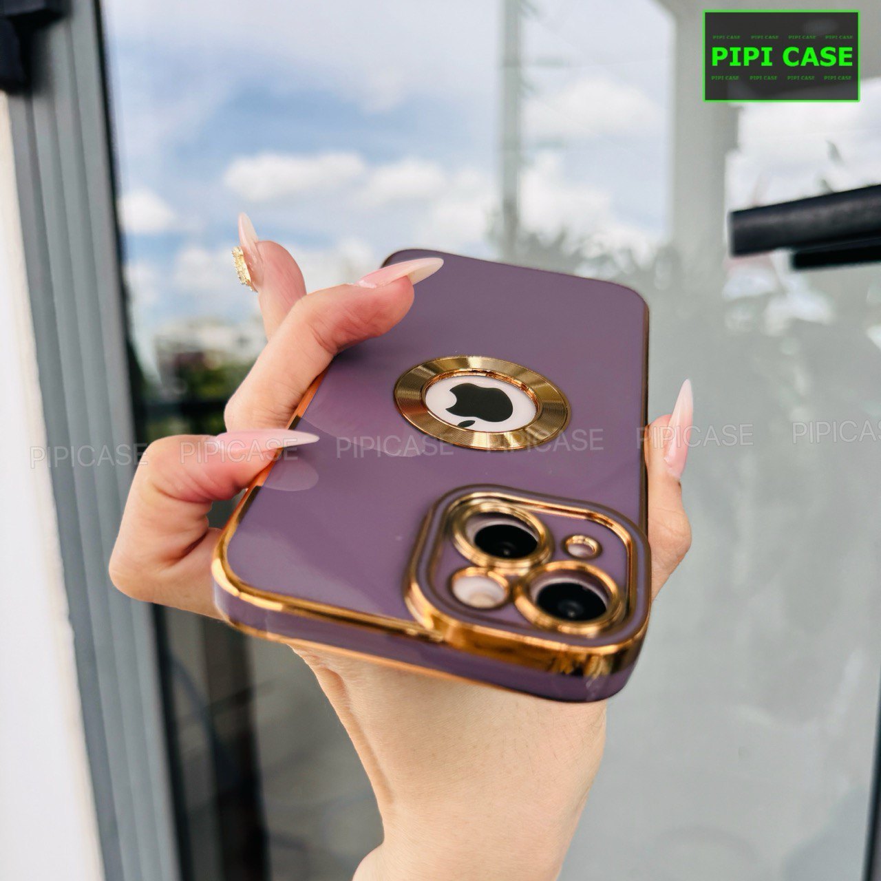 Ốp Lưng iPhone 15 - Pandora - Tím Đậm 2