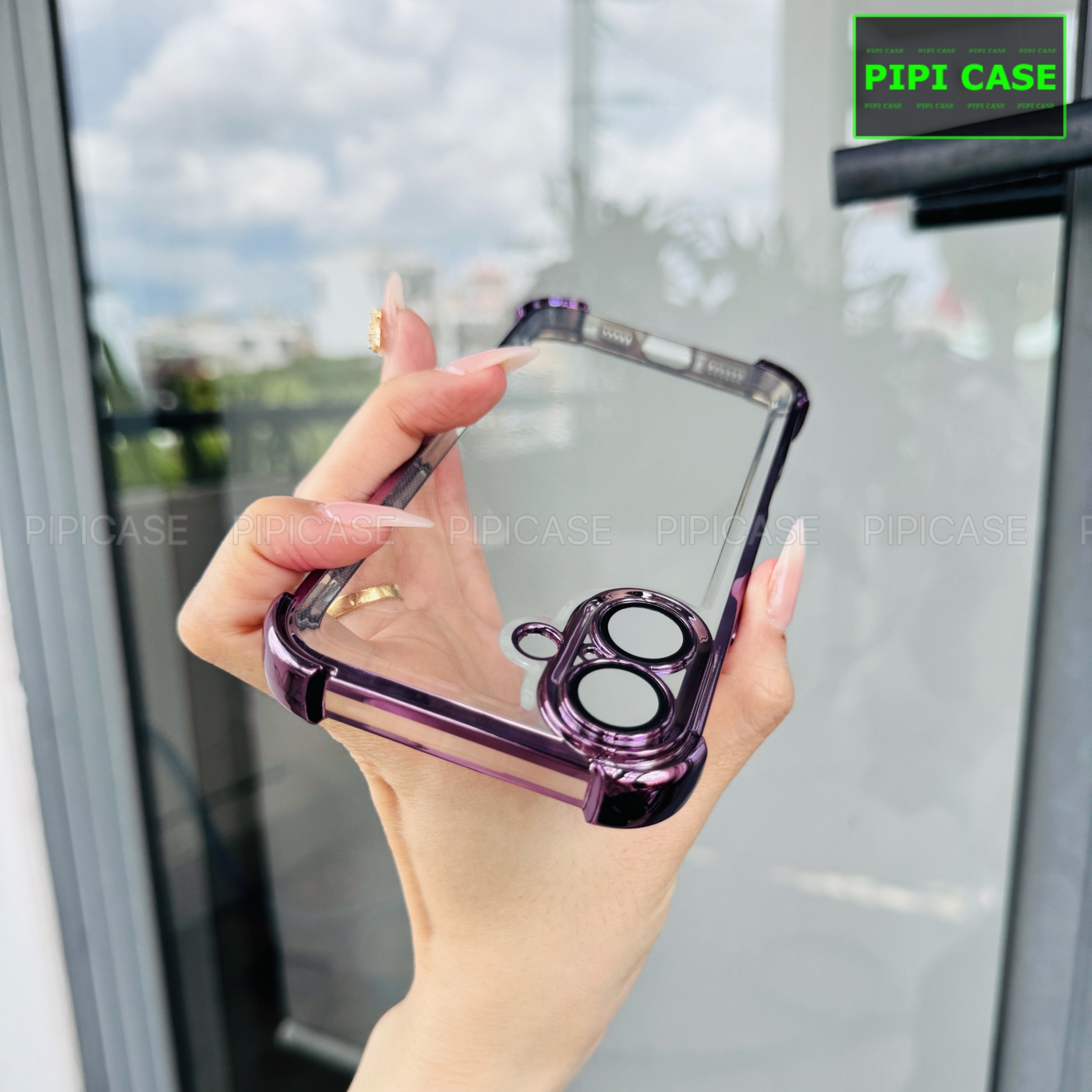 Ốp Lưng iPhone 16 - Gu - Tím