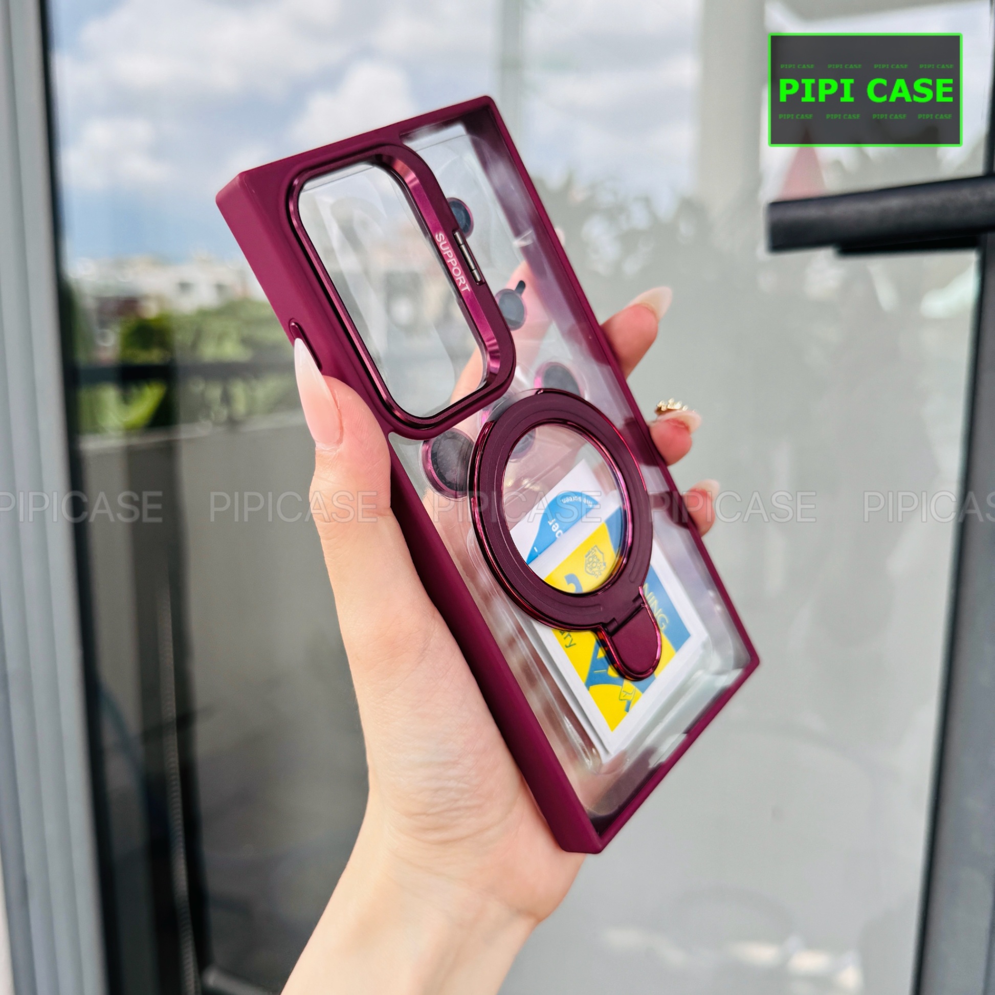 Ốp Lưng Samsung S24 Ultra 5G - Super Gone - Đỏ