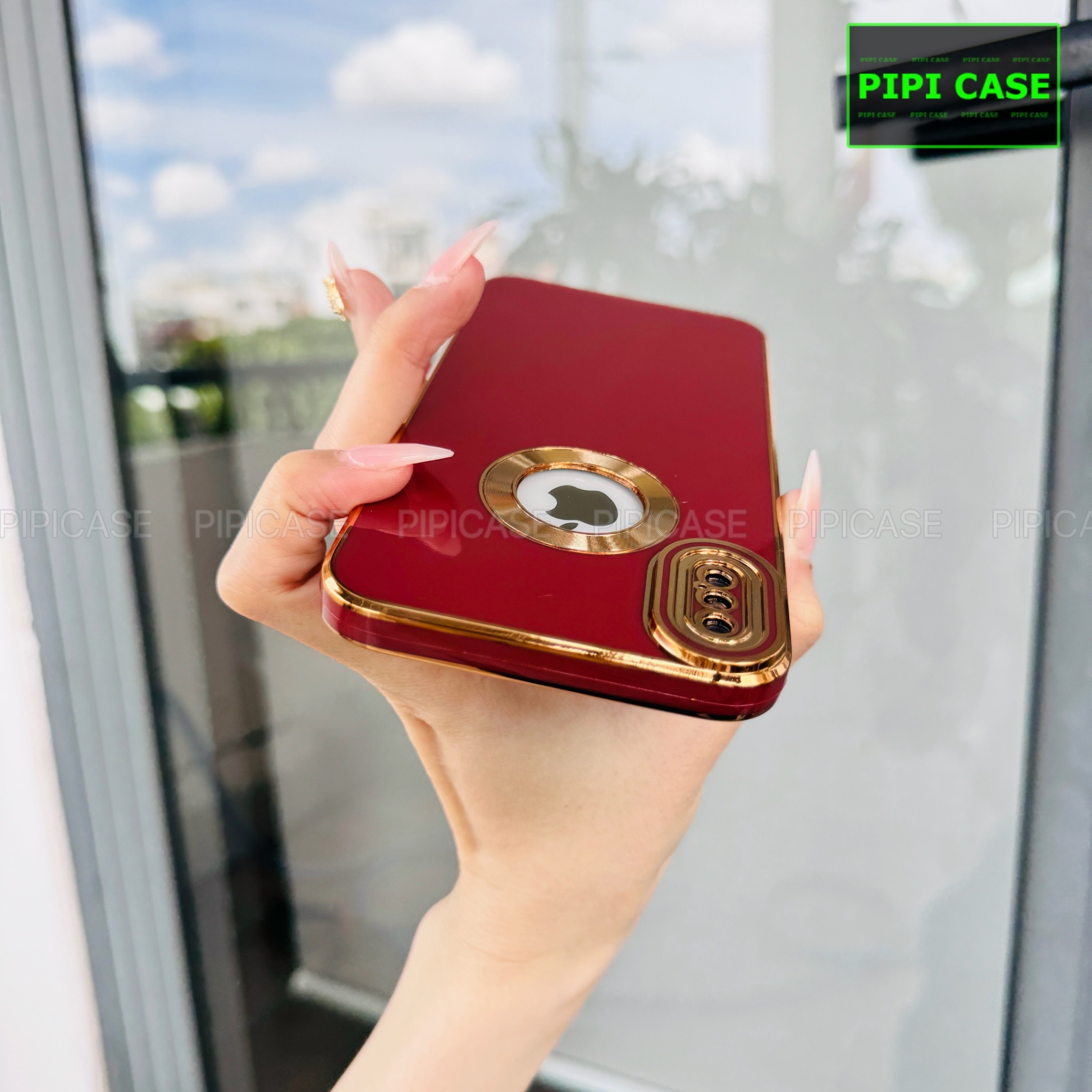 Ốp Lưng iPhone X / XS - Pandora - Đỏ 2