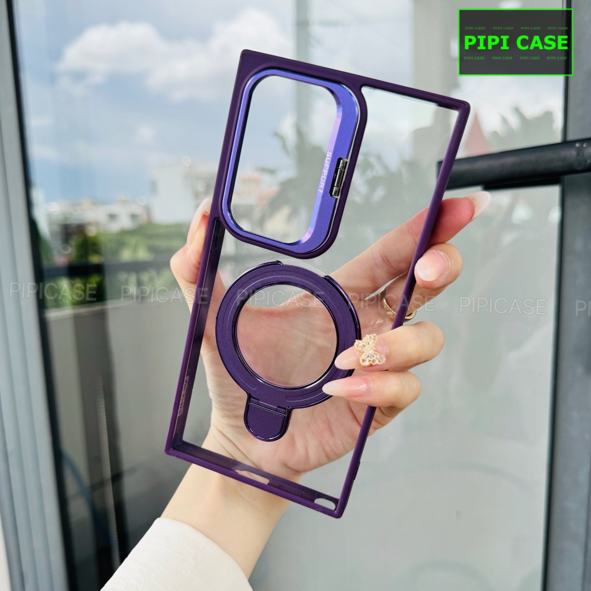 Ốp Lưng Samsung S23 Ultra 5G - Super Gone - Tím