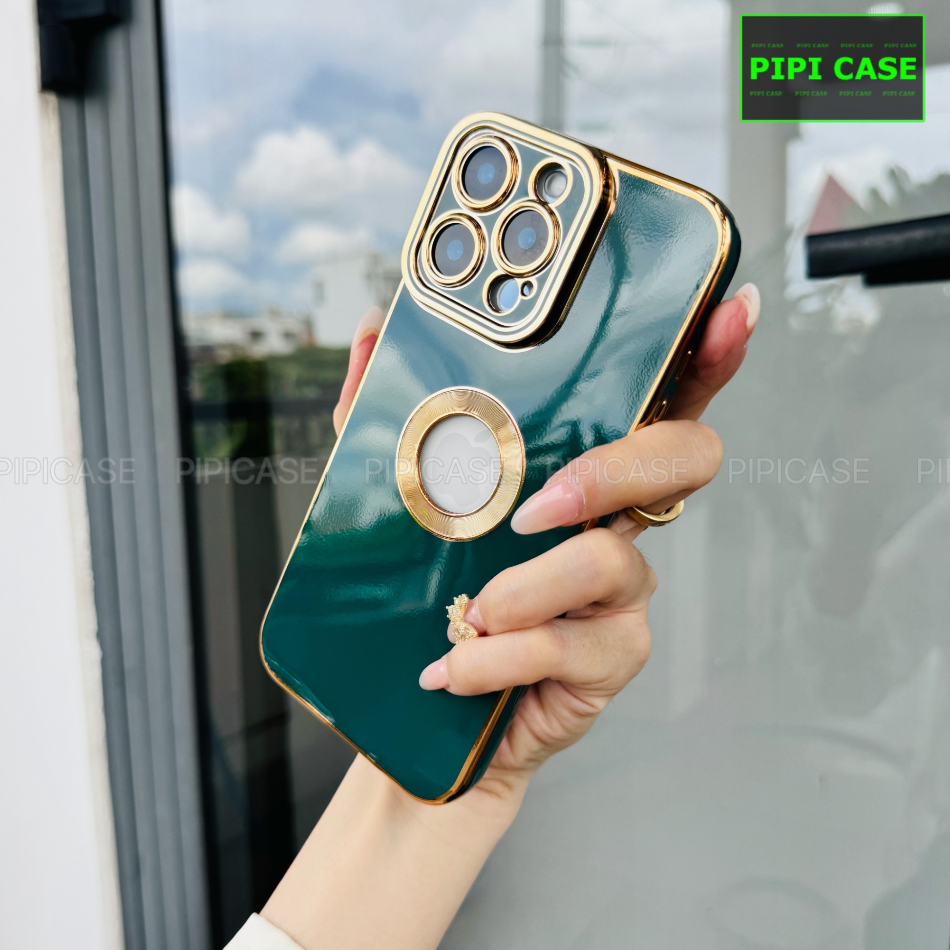 Ốp Lưng iPhone 15 Pro Max - Pandora - Xanh Lá 2