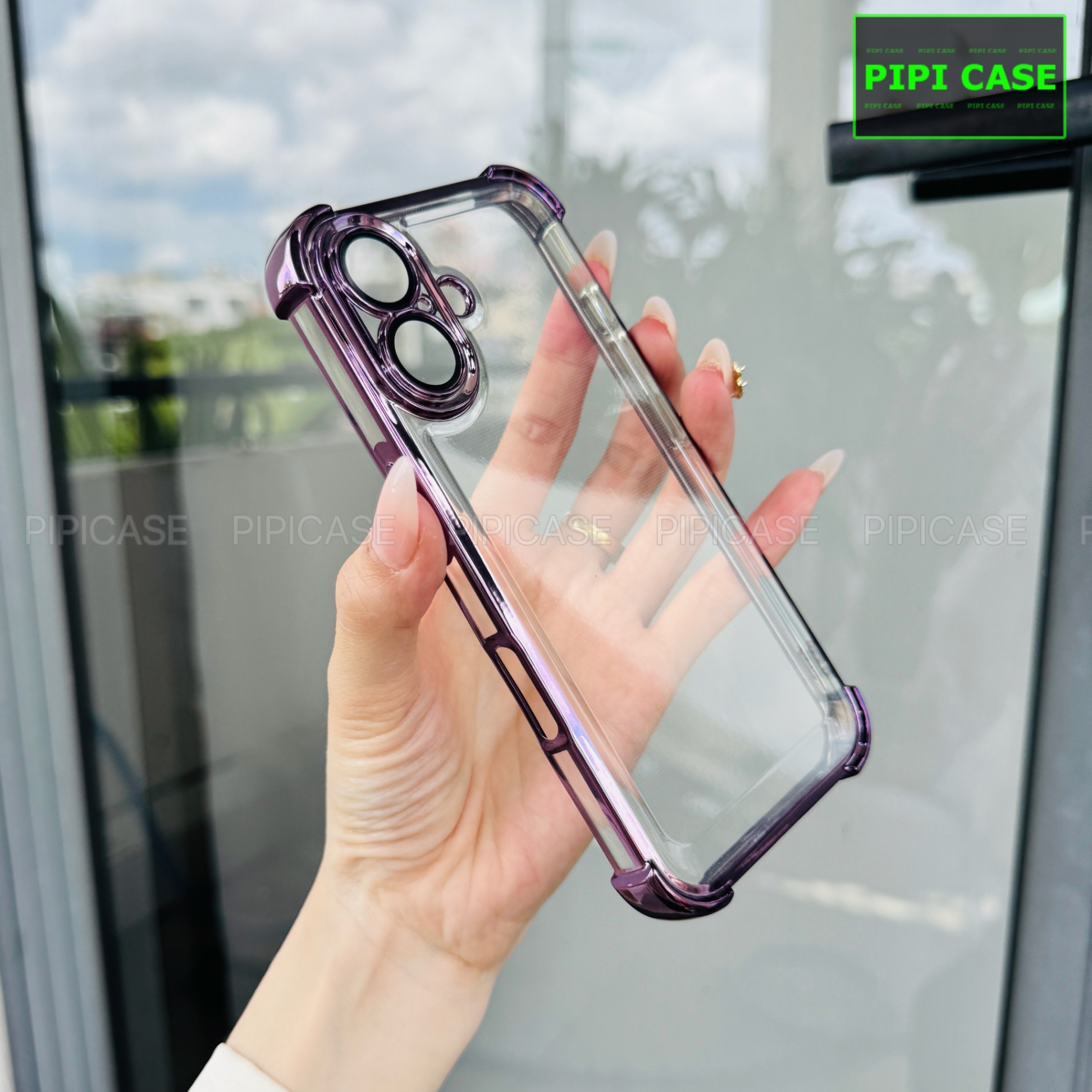 Ốp Lưng iPhone 16 - Gu - Tím