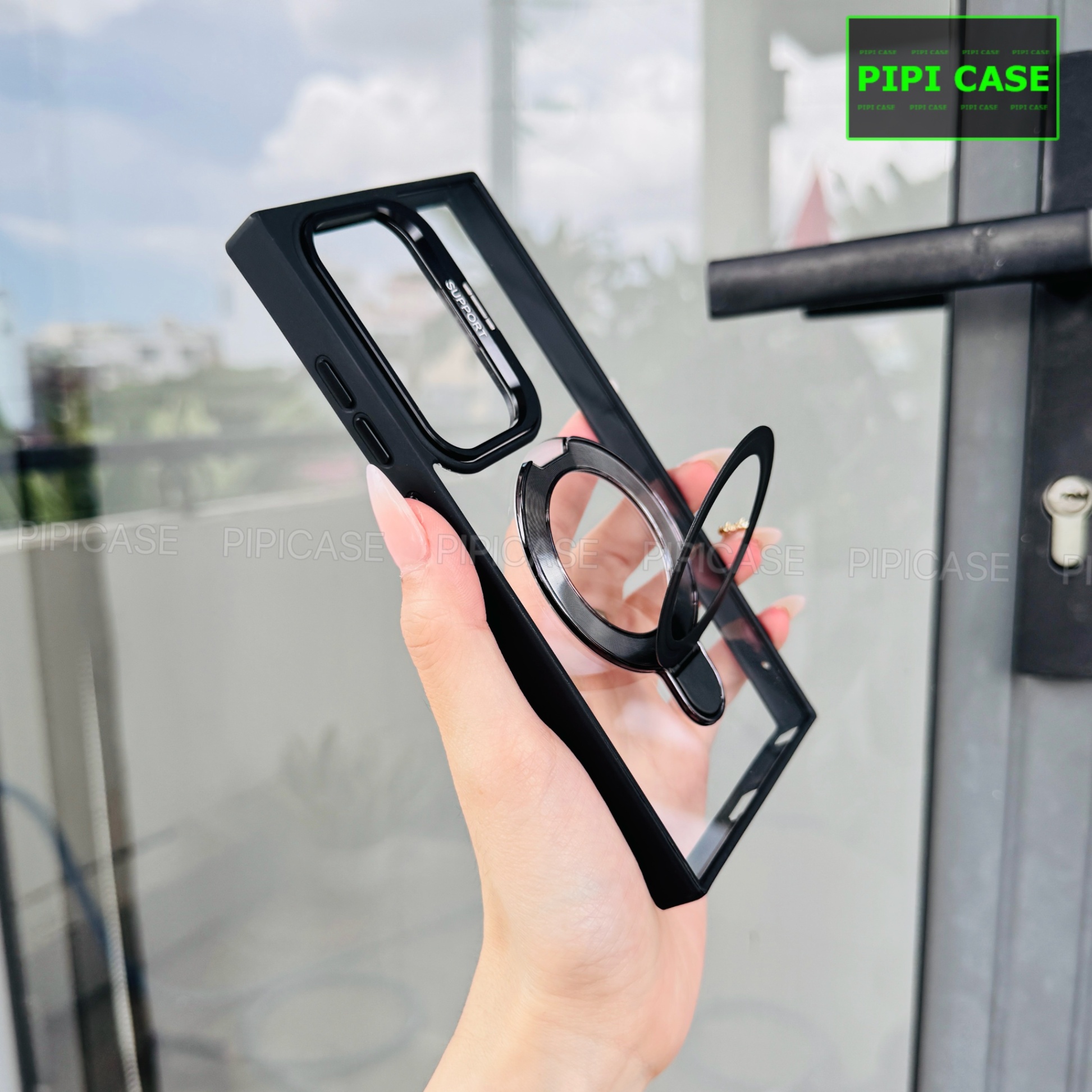 Ốp Lưng Samsung S22 Ultra 5G - Super Gone - Đen