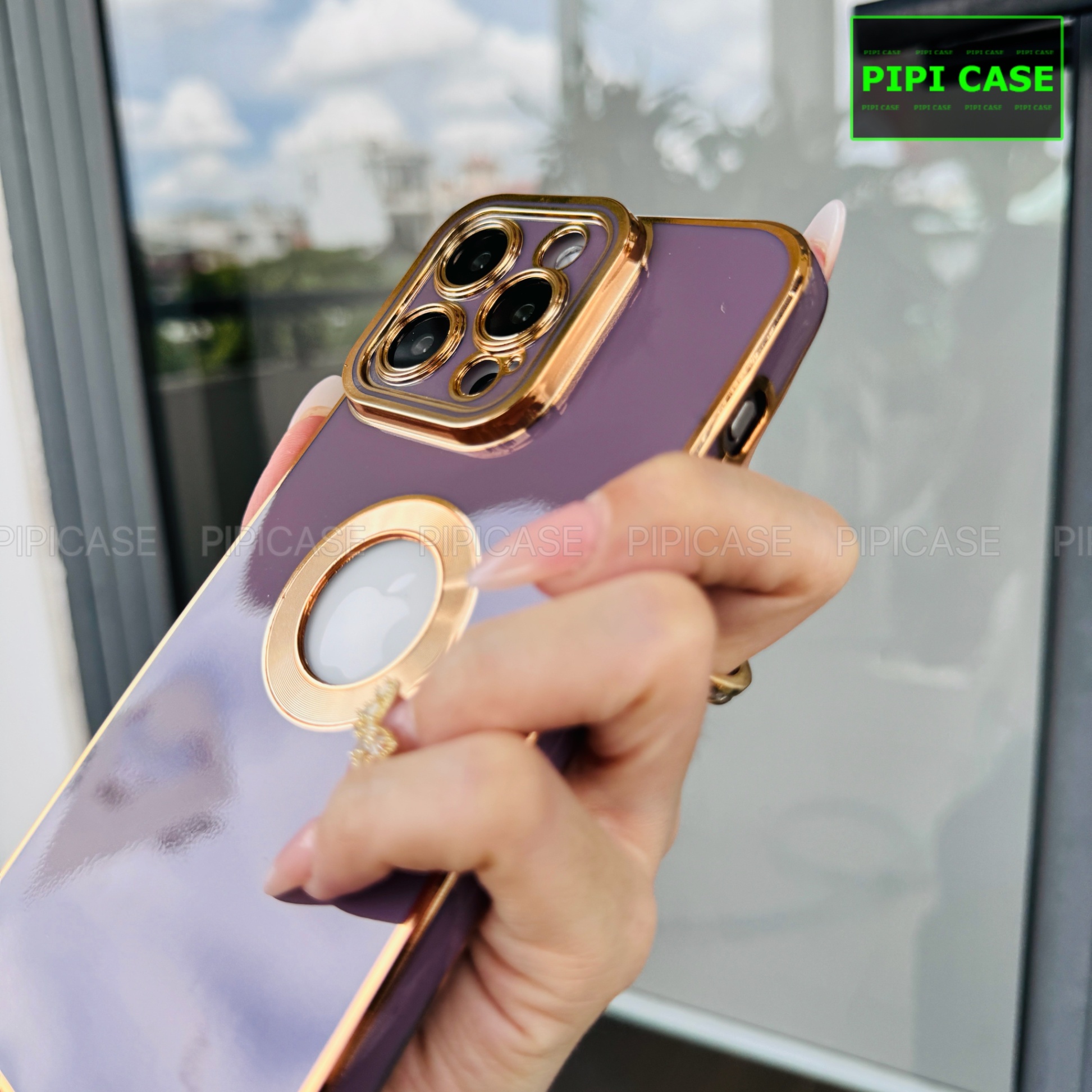 Ốp Lưng iPhone 16 Pro Max - Pandora - Tím Đậm 2