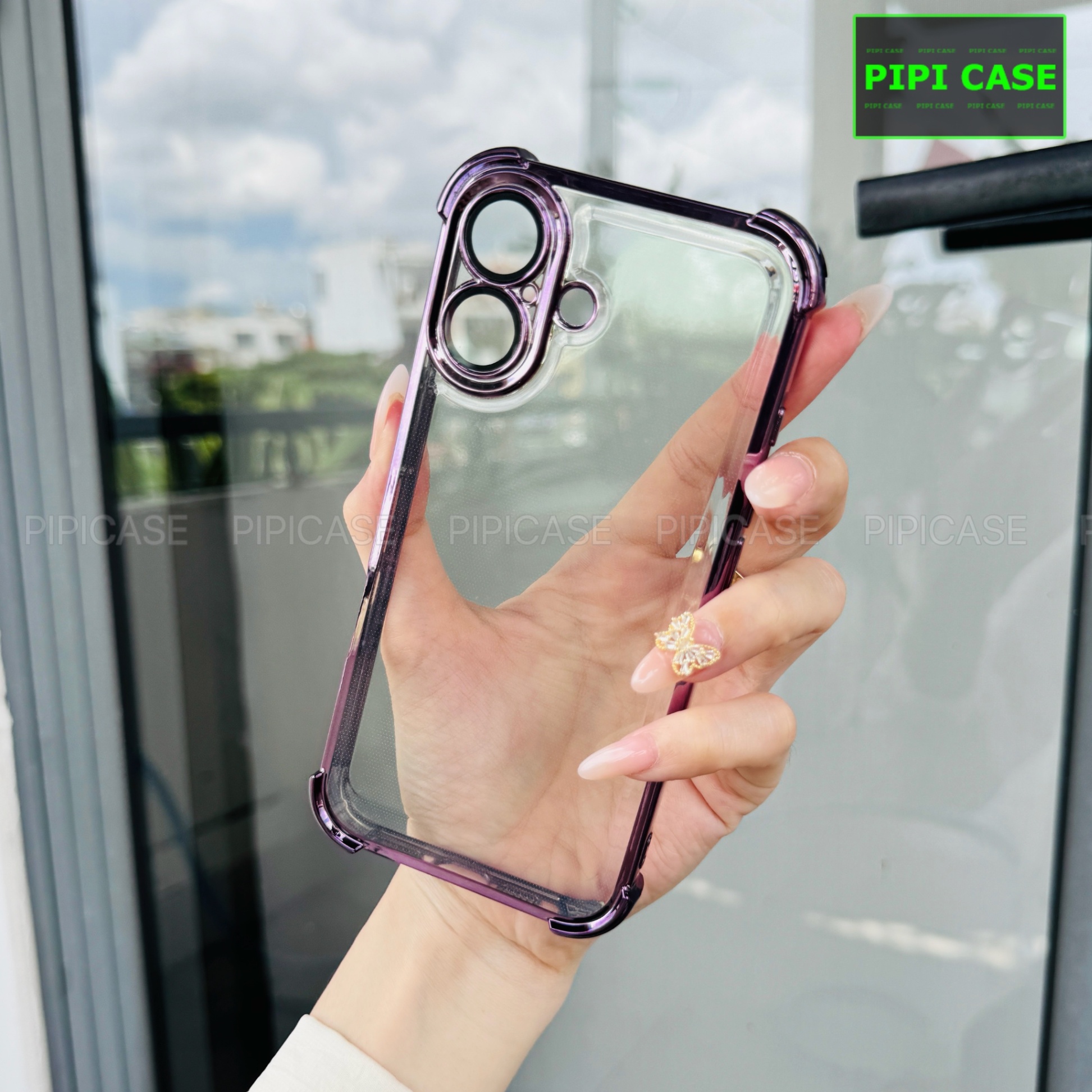 Ốp Lưng iPhone 16 - Gu - Tím