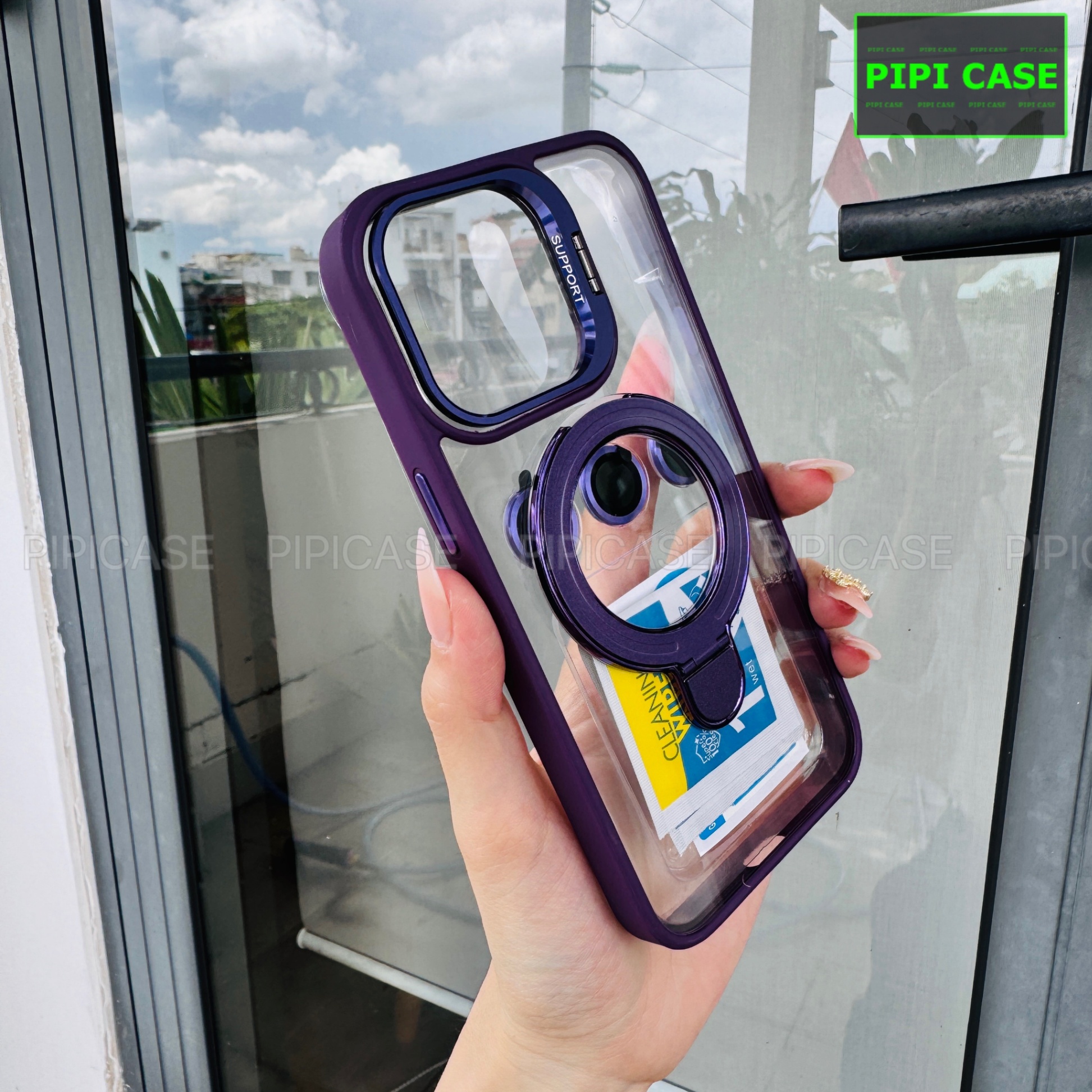 Ốp Lưng iPhone 14 Pro Max - Super Gone - Tím