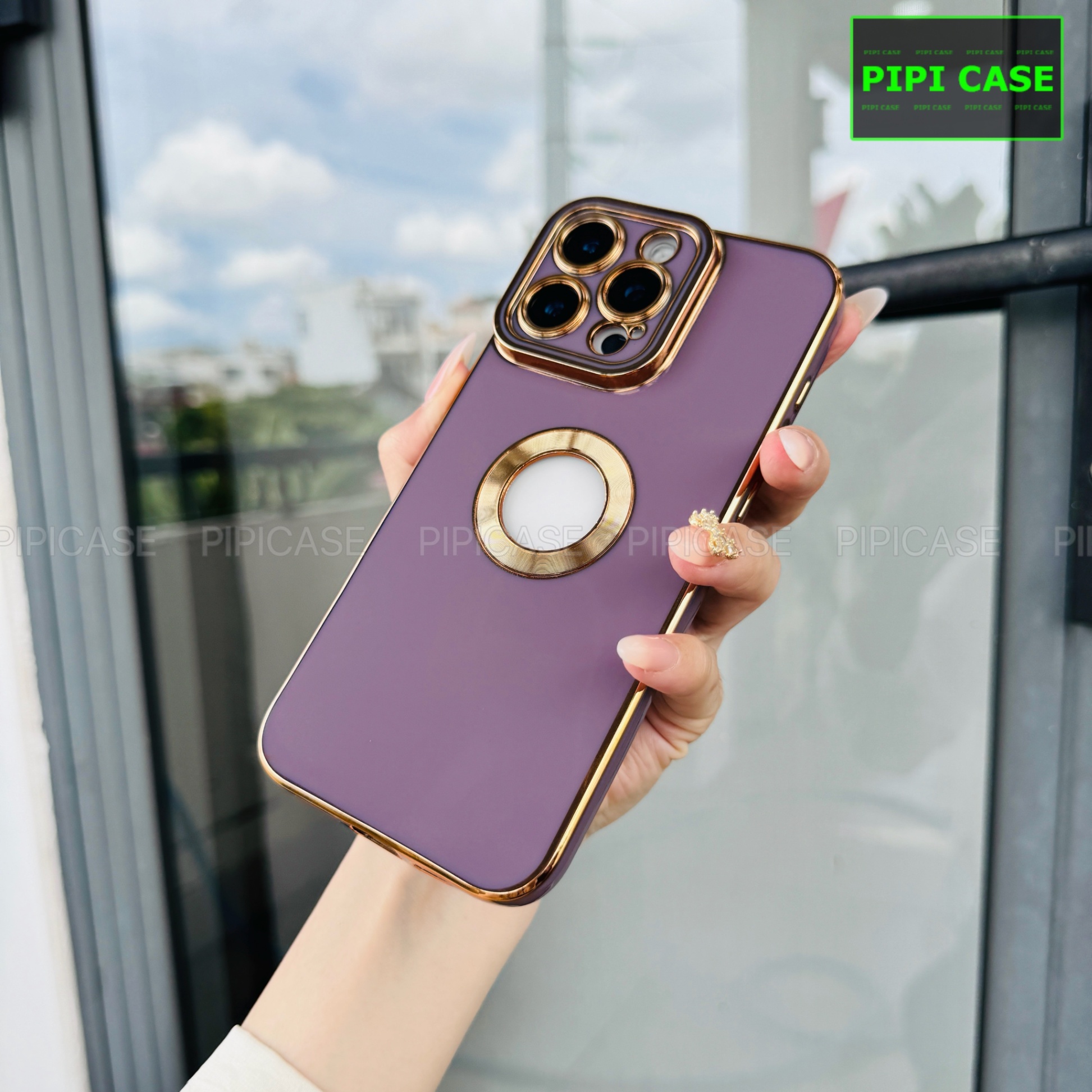 Ốp Lưng iPhone 14 Pro Max - Pandora - Tím Đậm 2