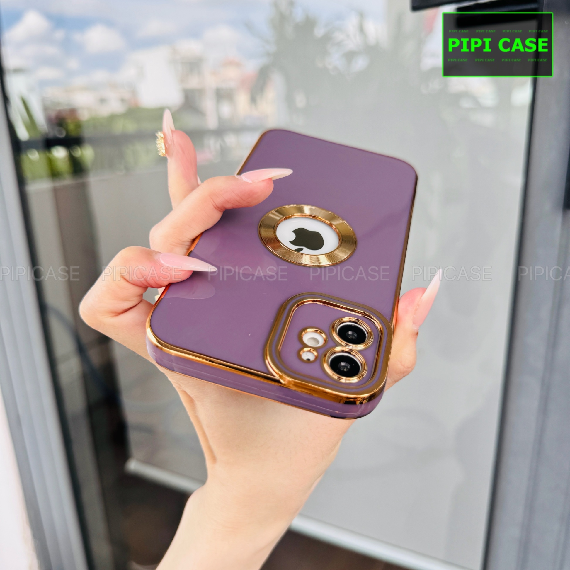 Ốp Lưng iPhone 12 - Pandora - Tím Đậm 2