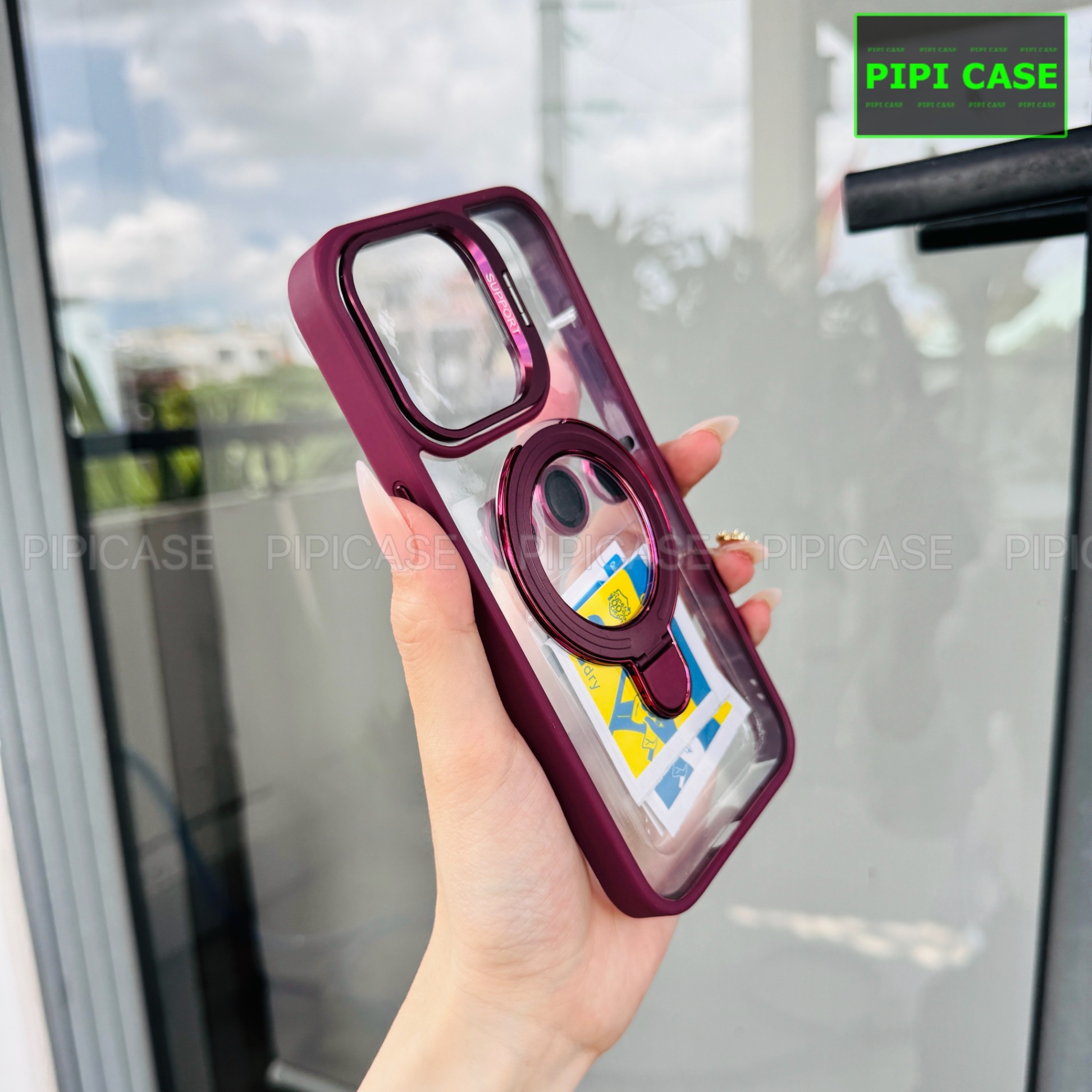 Ốp Lưng iPhone 14 Pro Max - Super Gone - Đỏ