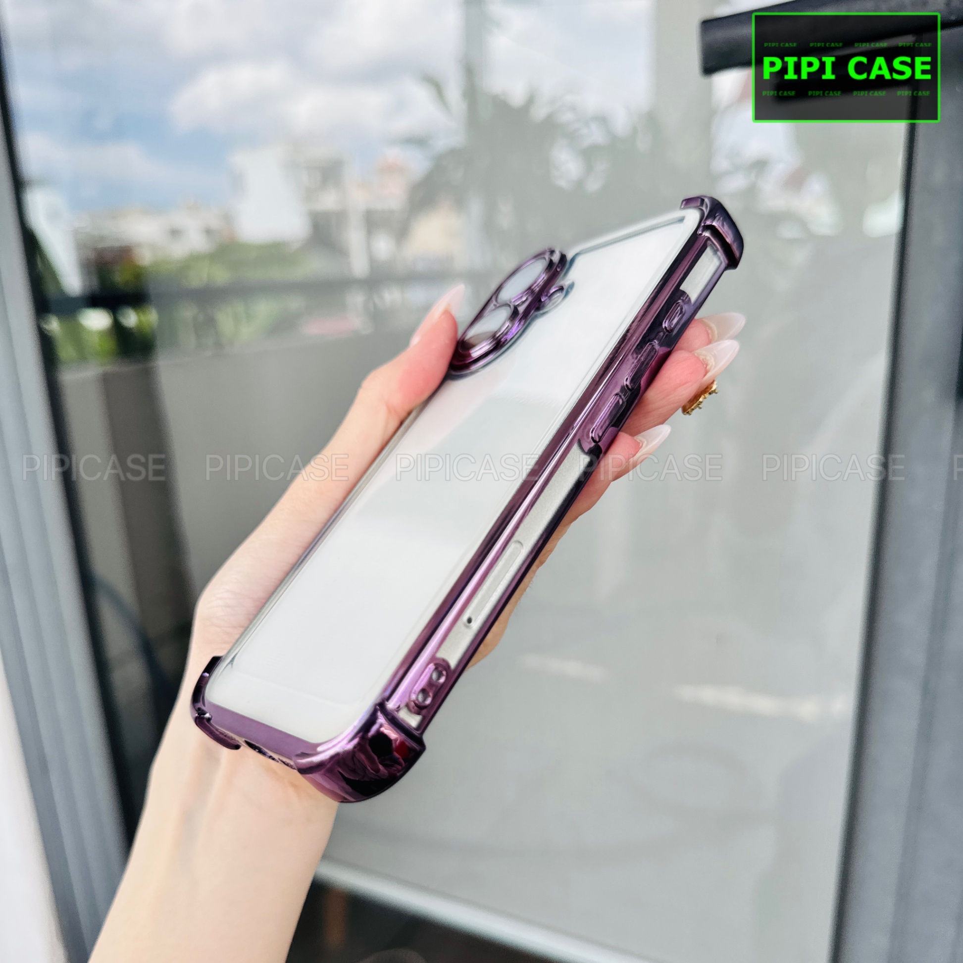 Ốp Lưng iPhone 16 - Gu - Tím