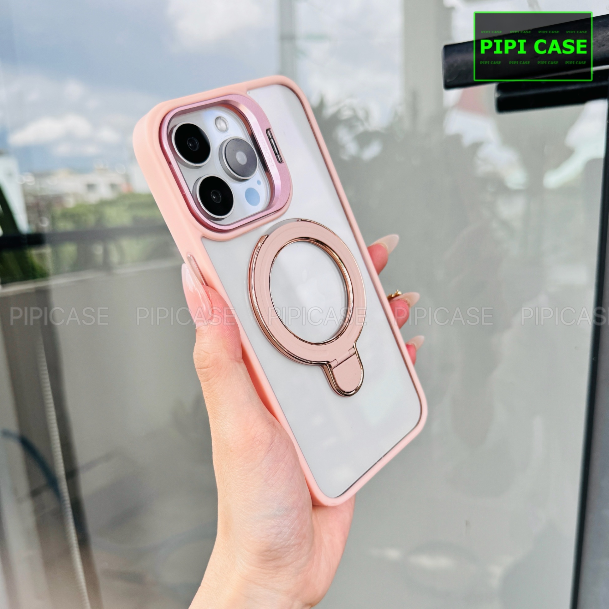 Ốp Lưng iPhone 15 Pro Max - Super Gone - Hồng