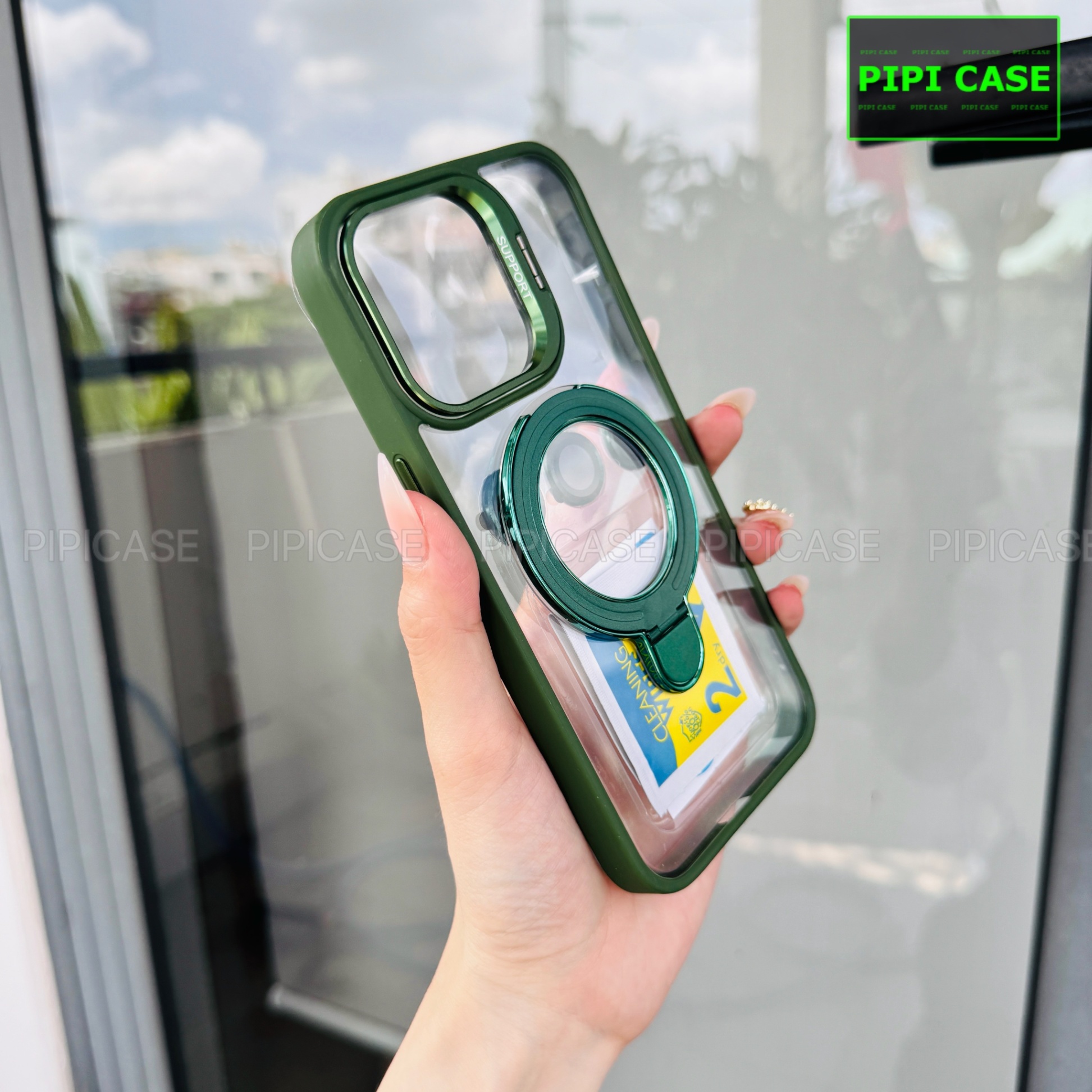 Ốp Lưng iPhone 14 Pro Max - Super Gone - Xanh Lá