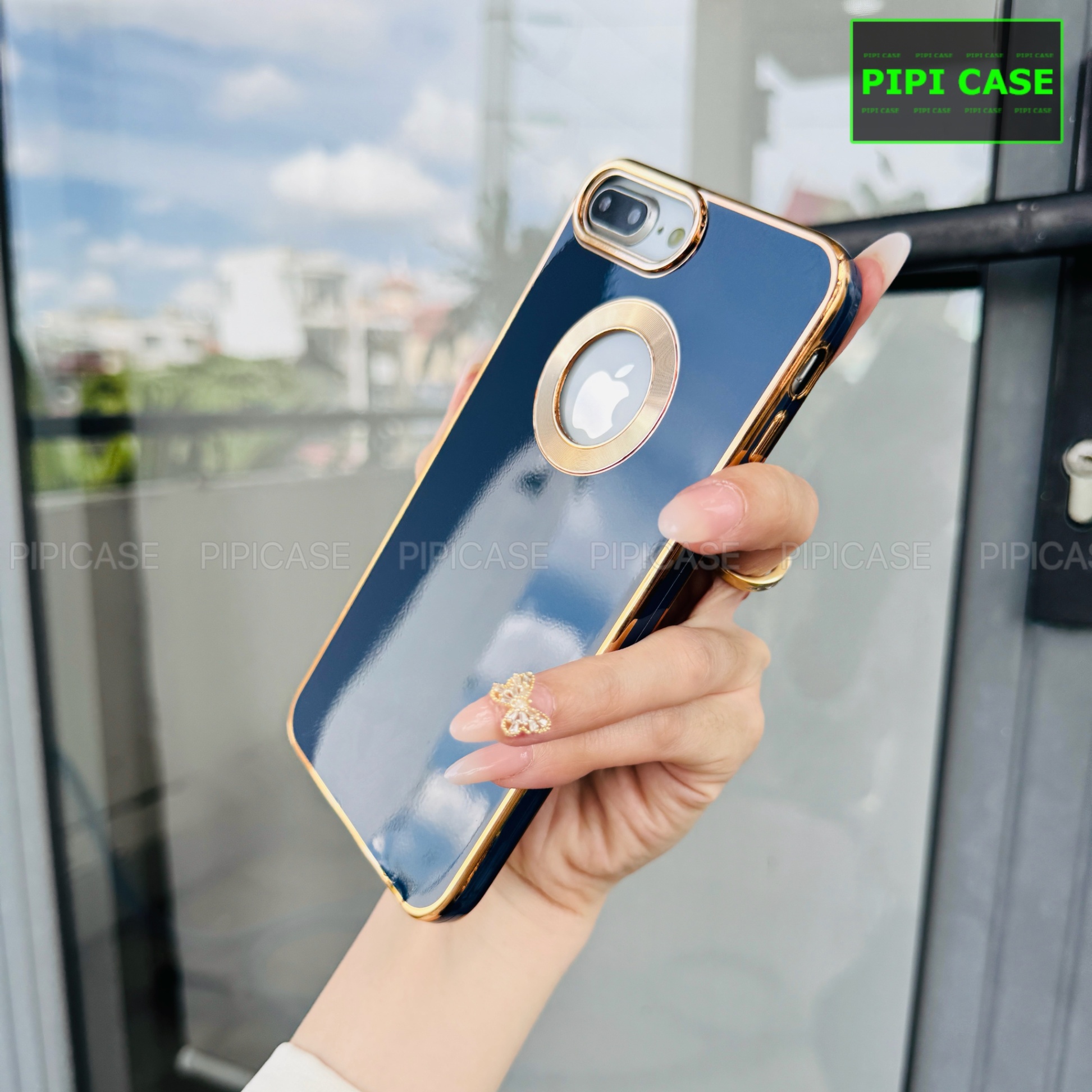 Ốp Lưng iPhone 7 Plus / 8 Plus - Pandora - Xanh Dương 2