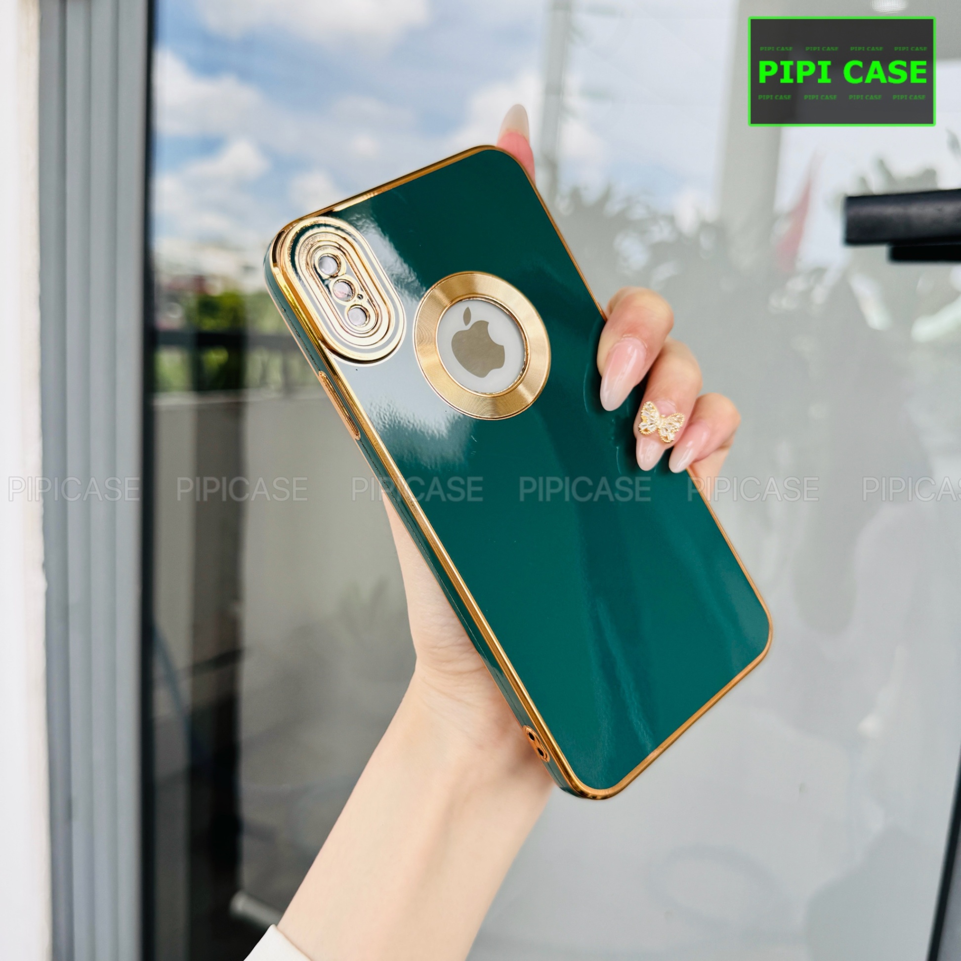 Ốp Lưng iPhone XS Max - Pandora - Xanh Lá 2