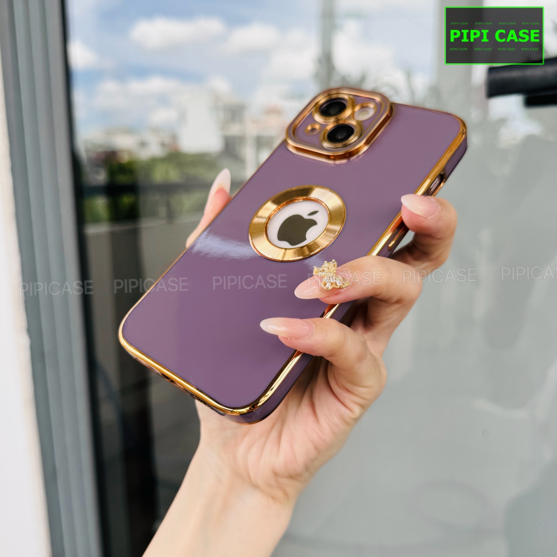 Ốp Lưng iPhone 15 - Pandora - Tím Đậm 2