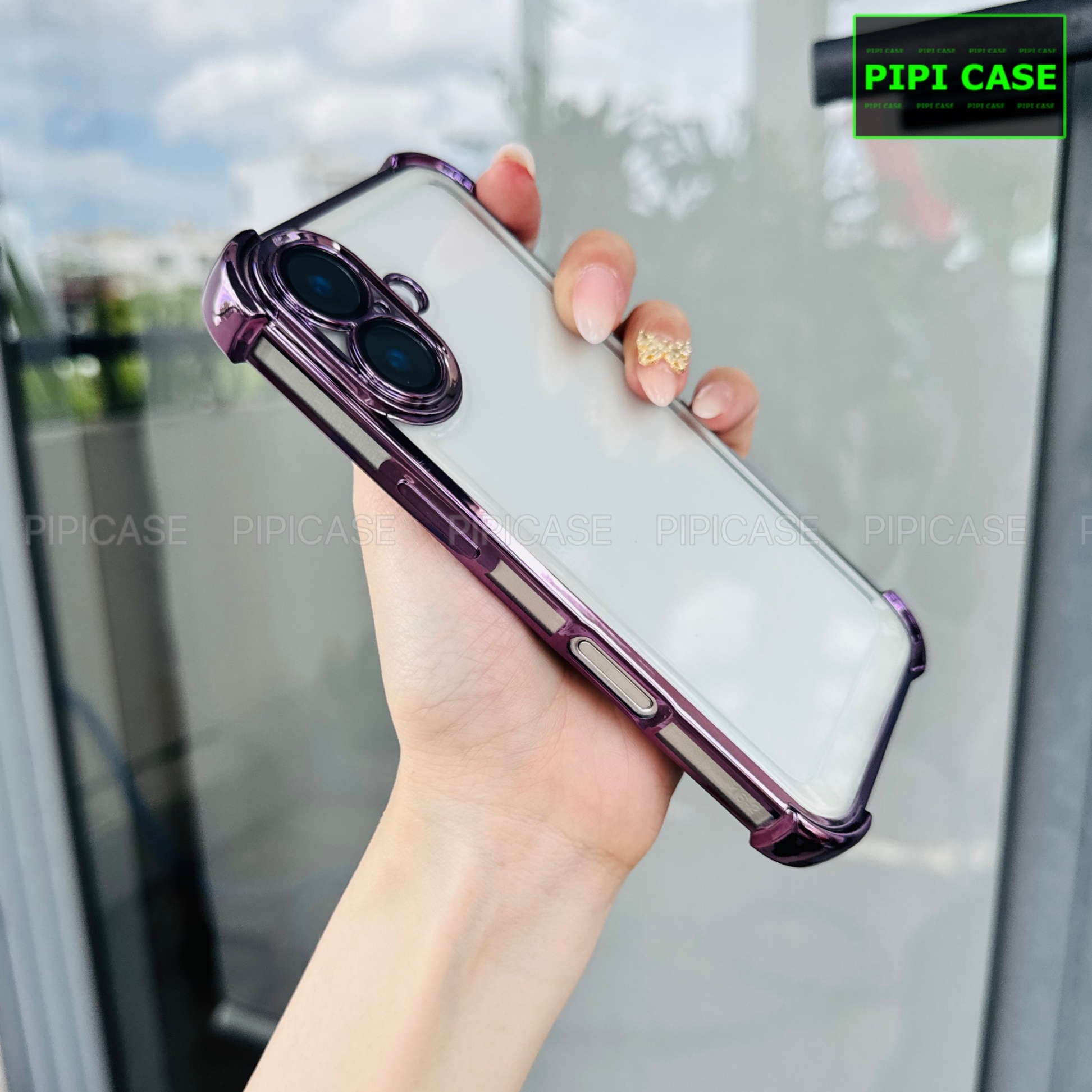 Ốp Lưng iPhone 16 - Gu - Tím