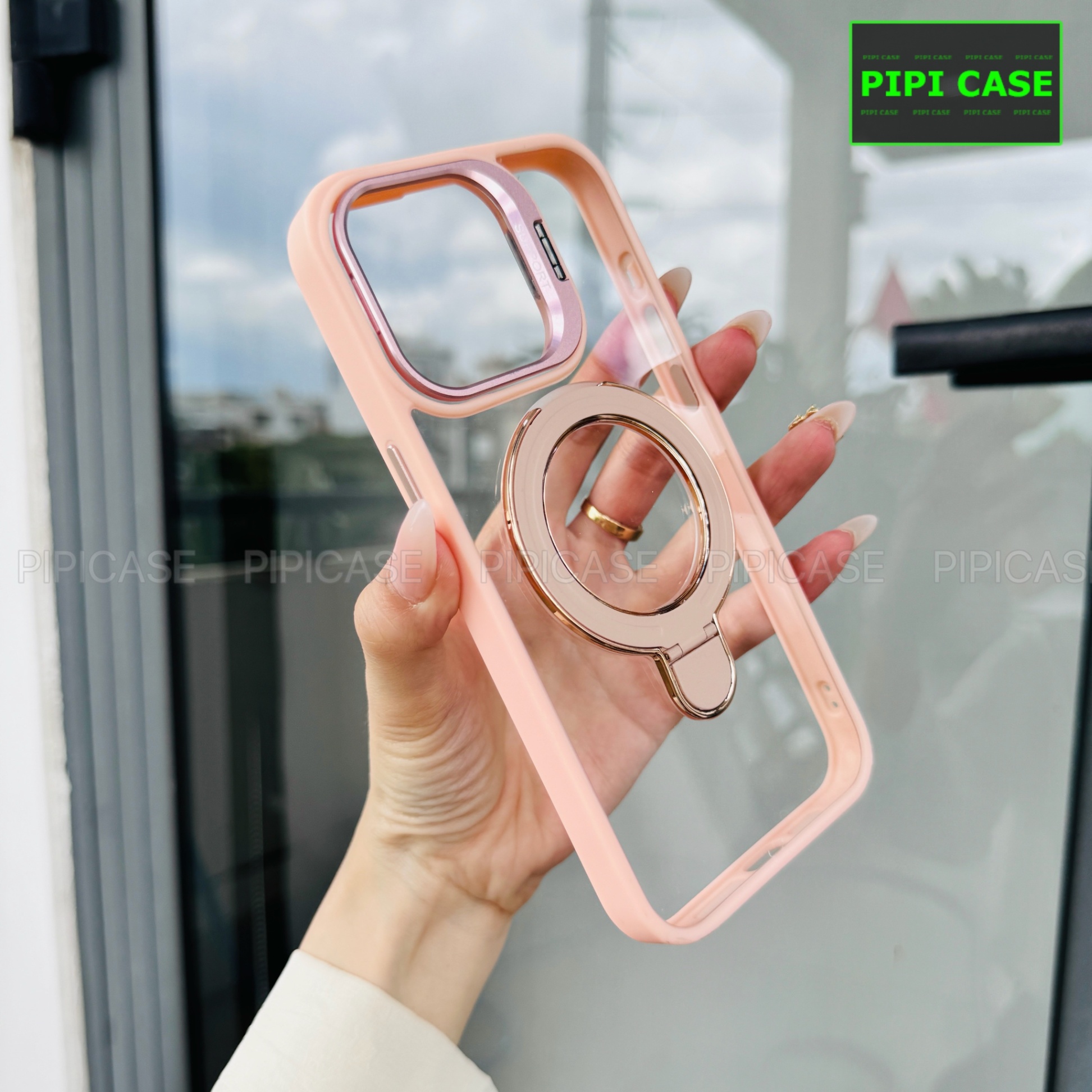 Ốp Lưng iPhone 15 Pro Max - Super Gone - Hồng