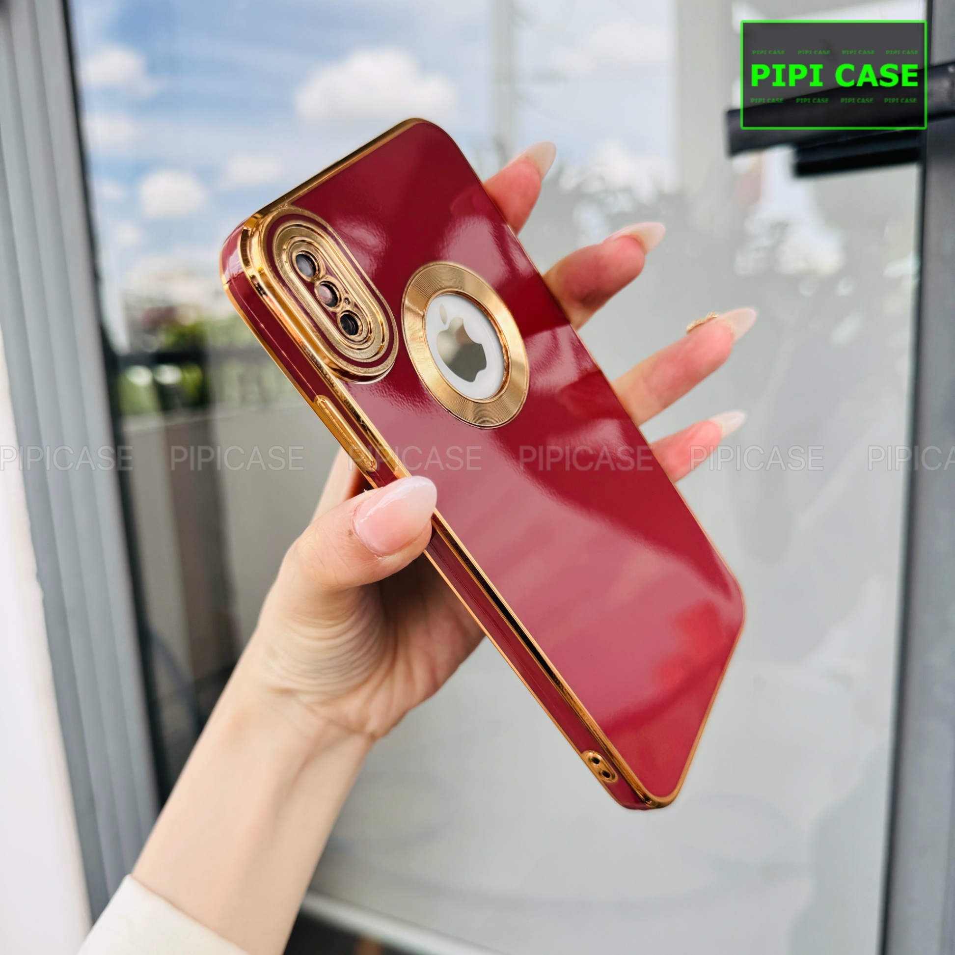Ốp Lưng iPhone X / XS - Pandora - Đỏ 2