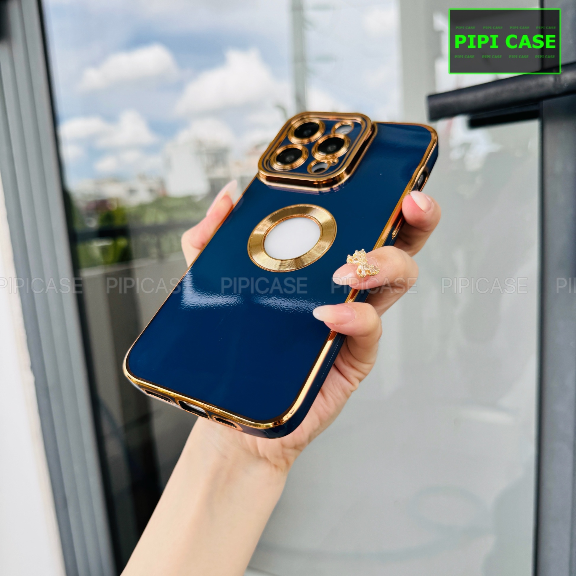 Ốp Lưng iPhone 14 Pro Max - Pandora - Xanh Dương 2
