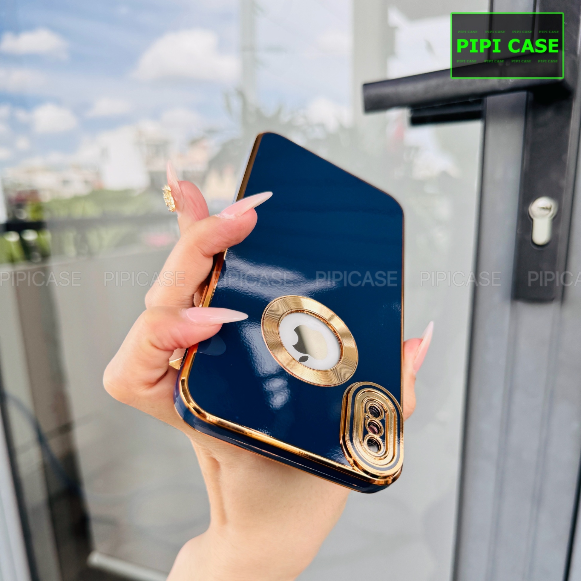 Ốp Lưng iPhone XS Max - Pandora - Xanh Dương 2