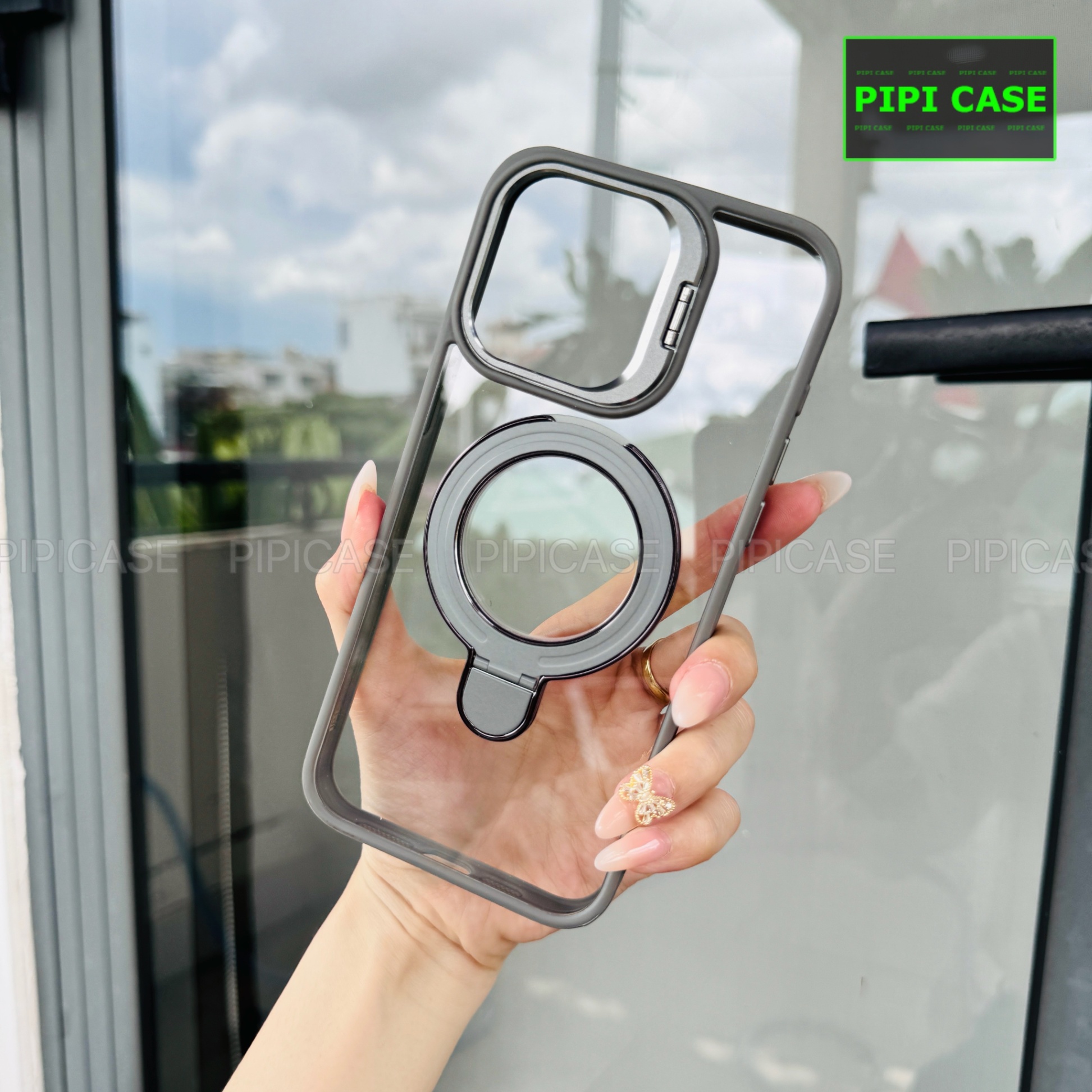 Ốp Lưng iPhone 14 Pro Max - Super Gone - Xám