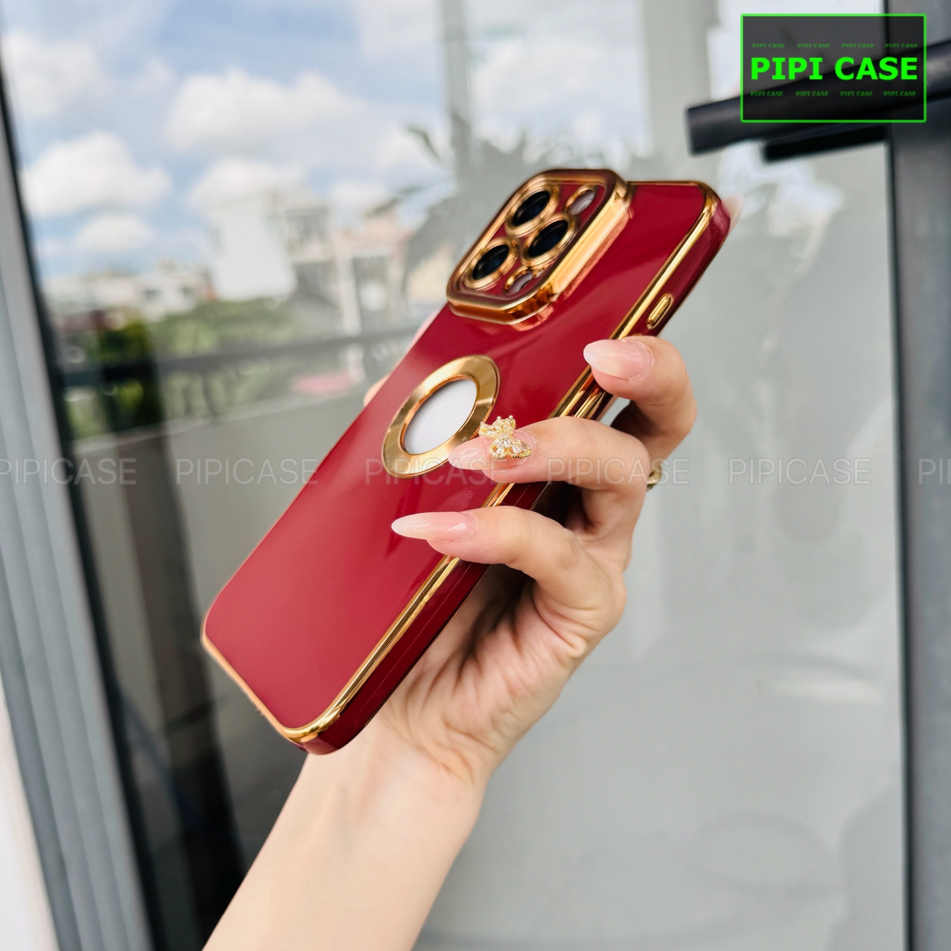 Ốp Lưng iPhone 15 Pro Max - Pandora - Đỏ 2