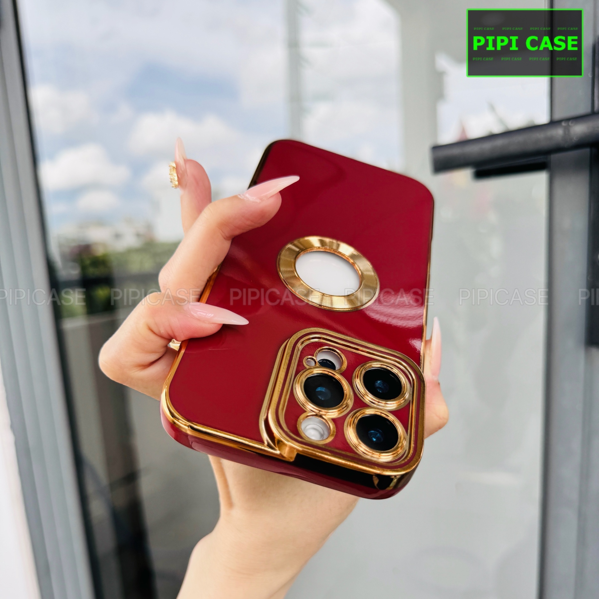 Ốp Lưng iPhone 15 Pro Max - Pandora - Đỏ 2
