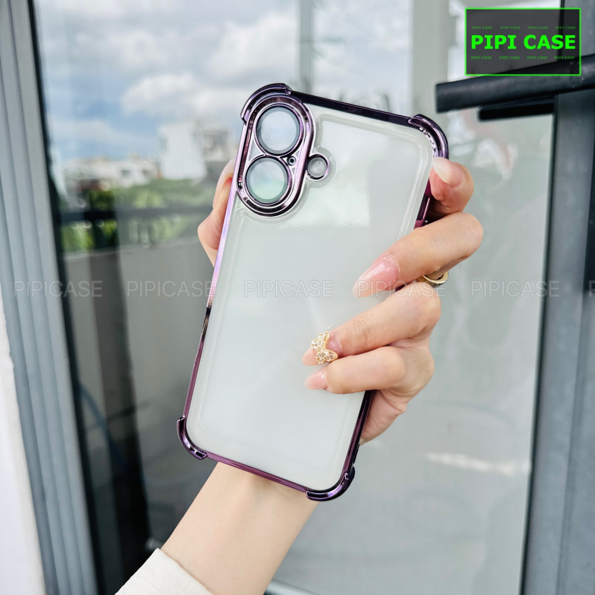 Ốp Lưng iPhone 16 - Gu - Tím