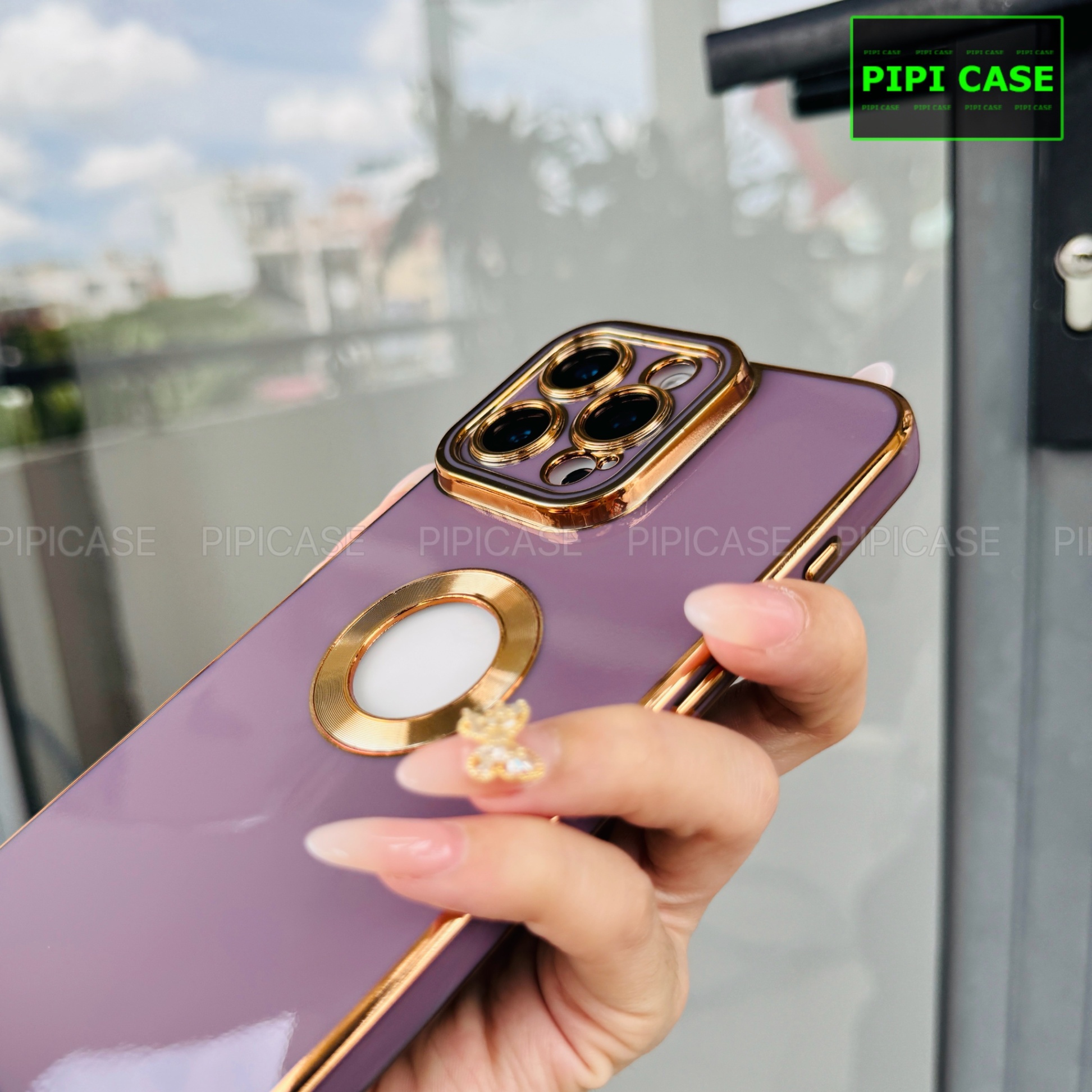 Ốp Lưng iPhone 16 Pro Max - Pandora - Tím Đậm 2