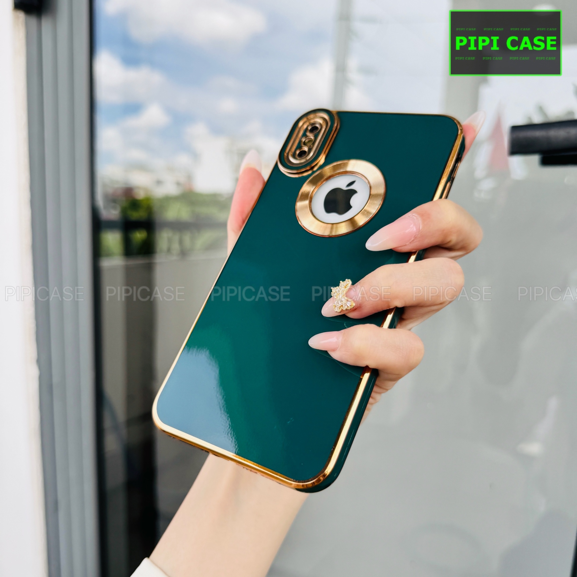 Ốp Lưng iPhone XS Max - Pandora - Xanh Lá 2