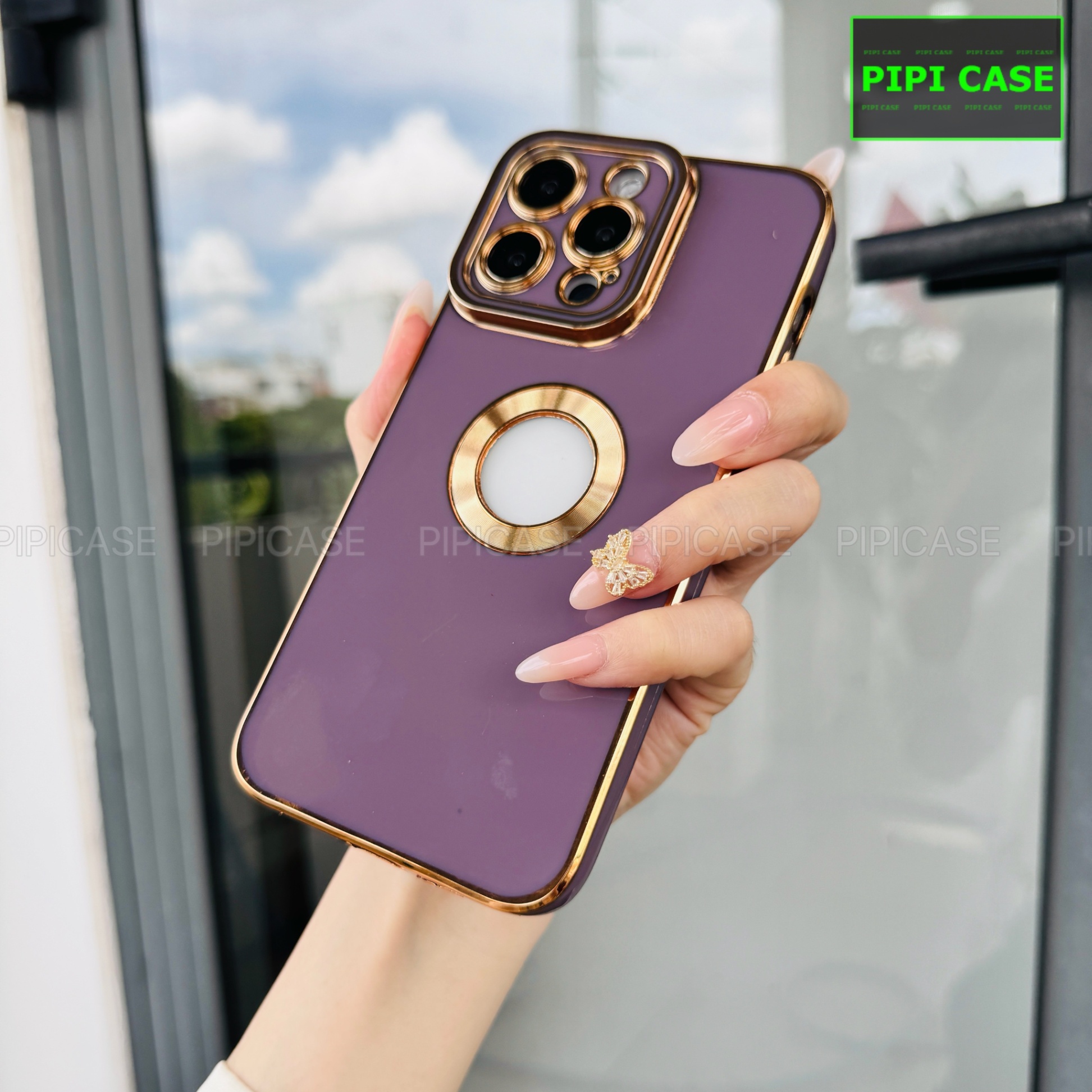 Ốp Lưng iPhone 16 Pro Max - Pandora - Tím Đậm 2