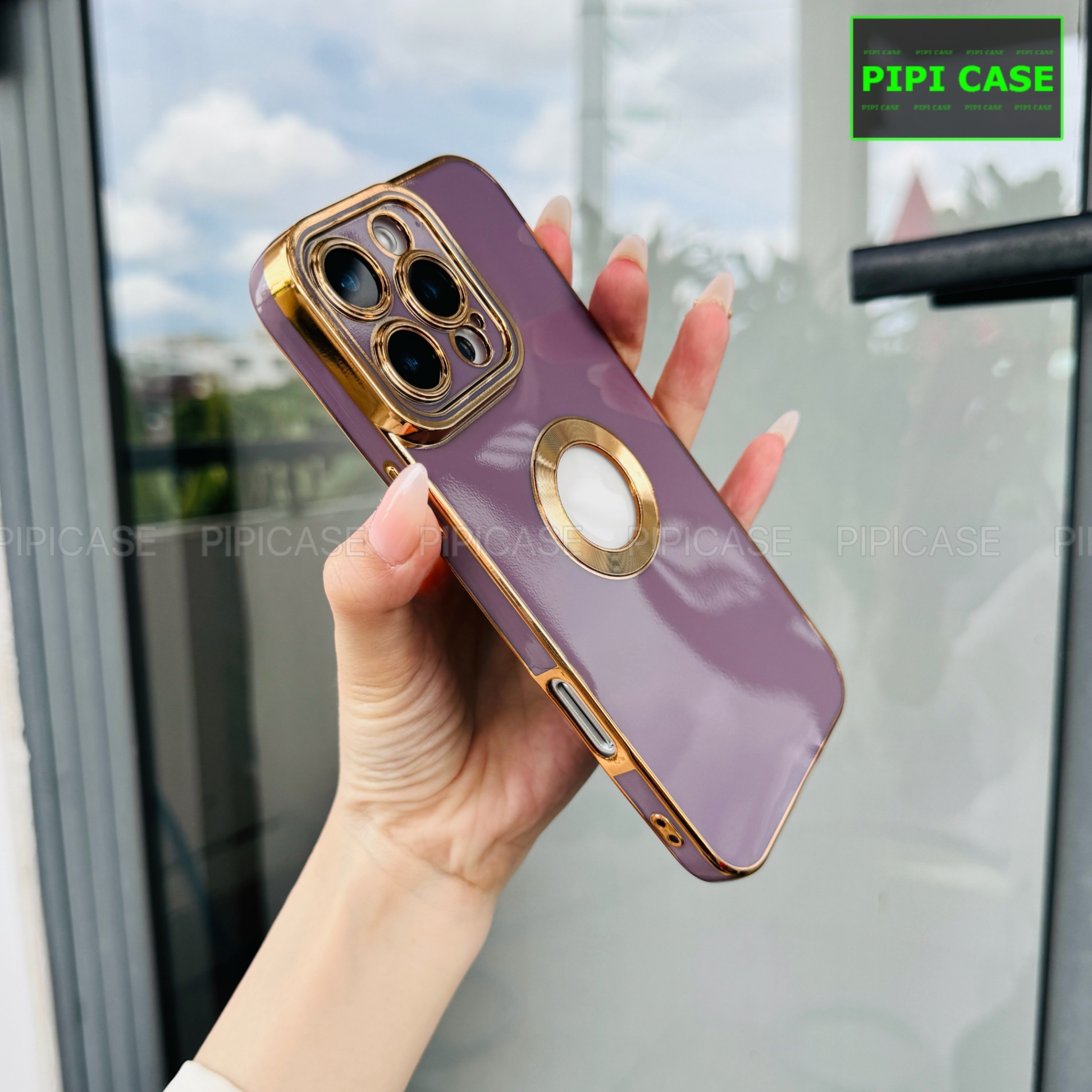 Ốp Lưng iPhone 16 Pro Max - Pandora - Tím Đậm 2