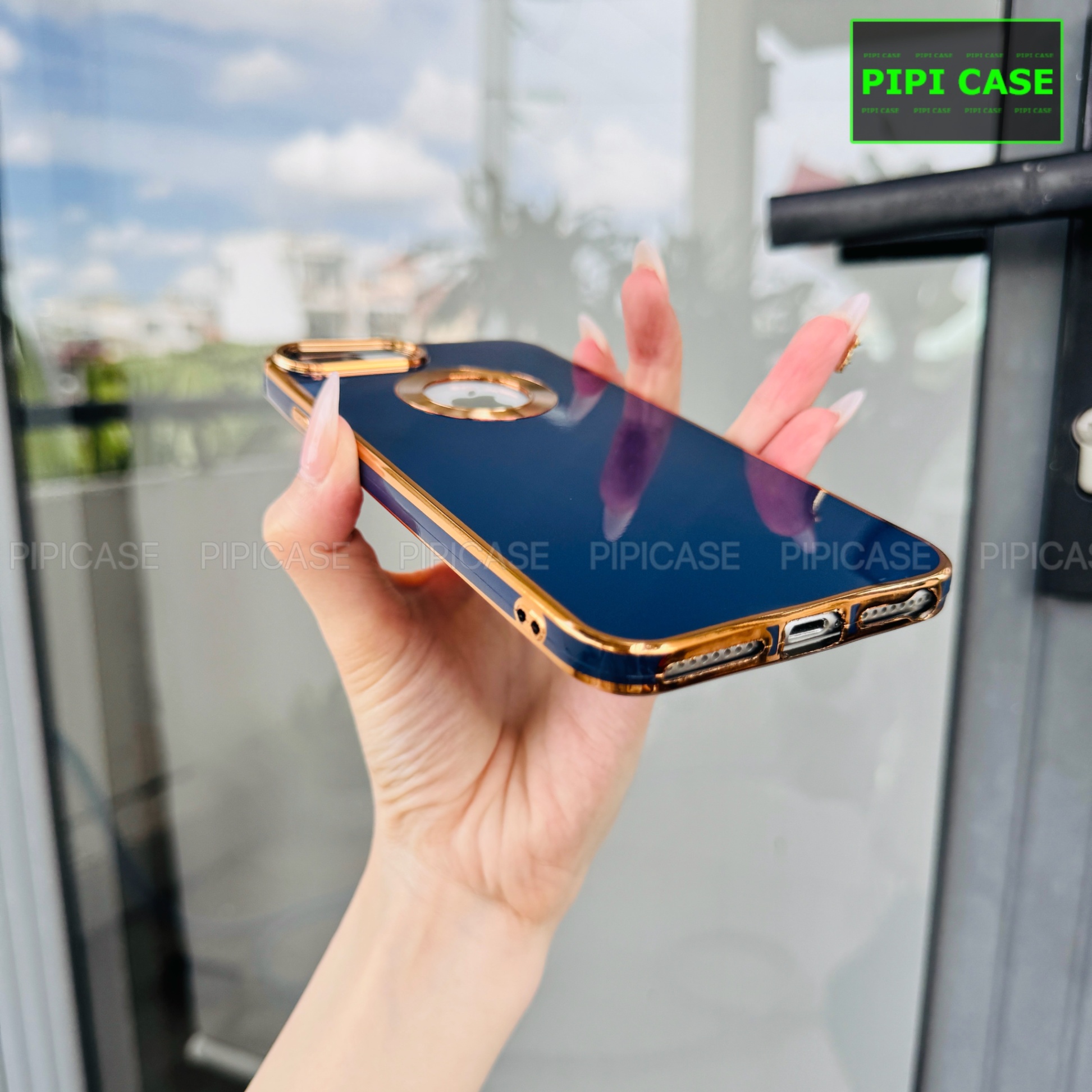 Ốp Lưng iPhone 7 Plus / 8 Plus - Pandora - Xanh Dương 2